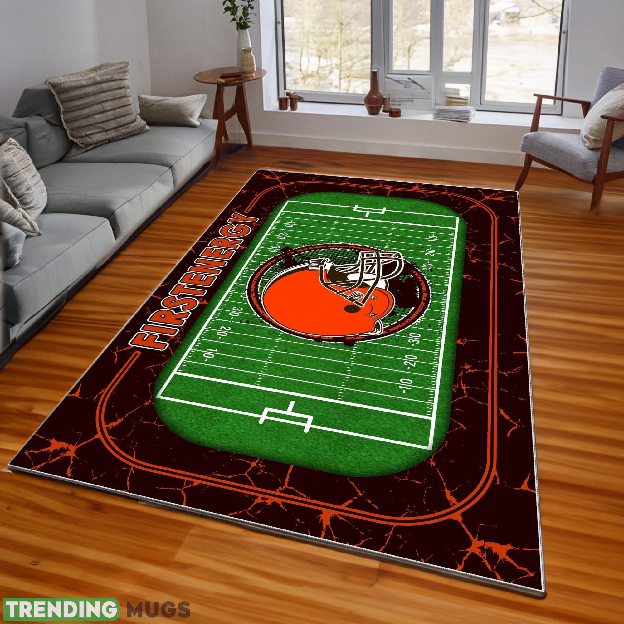 NFL Cleveland Browns Logo For Fans Area Rugs Living Room Indoor And Outdoor - NFL Cleveland Browns Rugs_1 NFL Cleveland Browns Logo For Fans Area Rugs Living Room Indoor And Outdoor - NFL Cleveland Browns Rugs_1