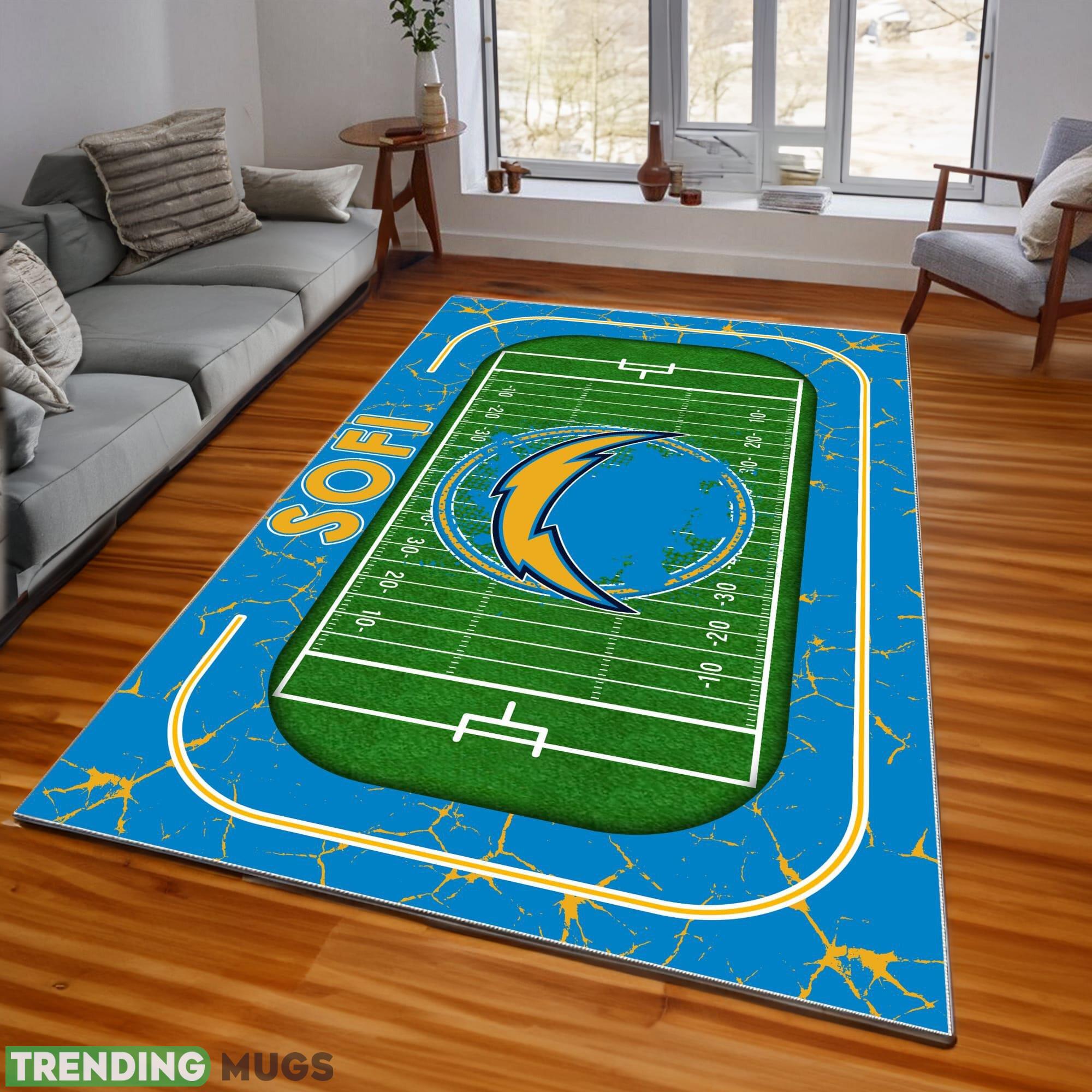 NFL Los Angeles Chargers Logo For Fans Area Rugs Living Room Indoor And Outdoor - NFL Los Angeles Chargers NFL Los Angeles Chargers Logo For Fans Area Rugs Living Room Indoor And Outdoor - NFL Los Angeles Chargers