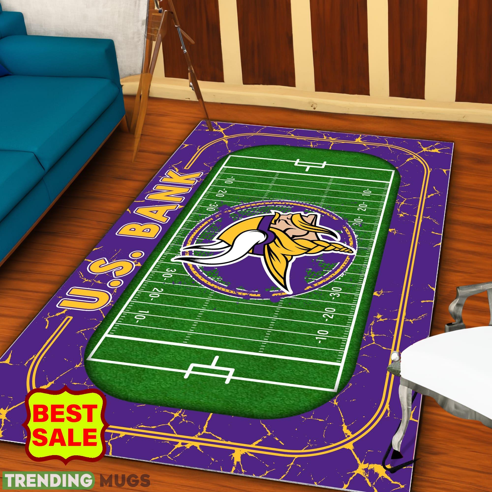 NFL Minnesota Vikings Logo Area Rugs, velvet Rug And Flannel Rug Living Room Rugs NFL Minnesota Vikings Logo Area Rugs, velvet Rug And Flannel Rug Living Room Rugs