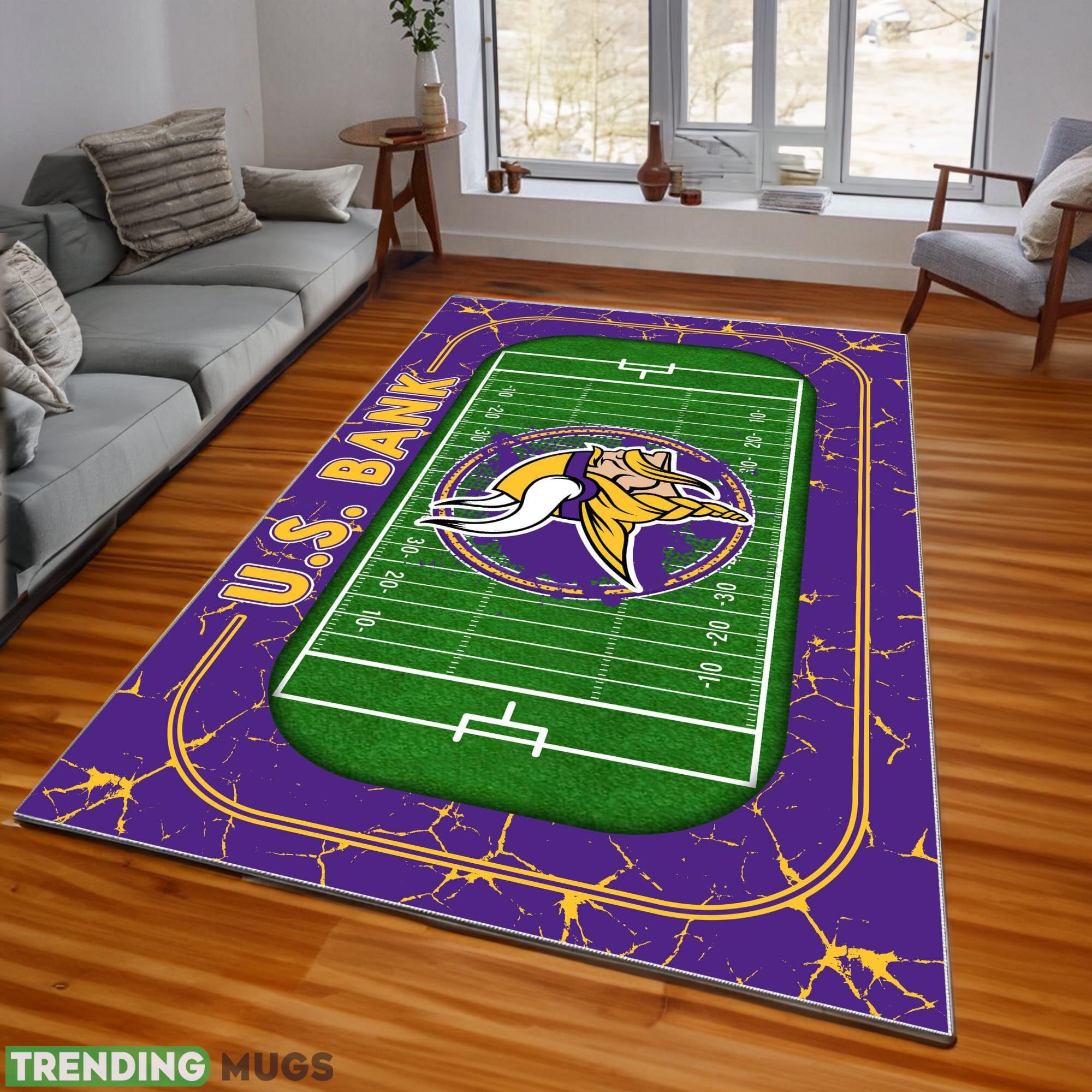 NFL Minnesota Vikings Logo Area Rugs, velvet Rug And Flannel Rug Living Room - NFL Minnesota Vikings Rugs_1 NFL Minnesota Vikings Logo Area Rugs, velvet Rug And Flannel Rug Living Room - NFL Minnesota Vikings Rugs_1