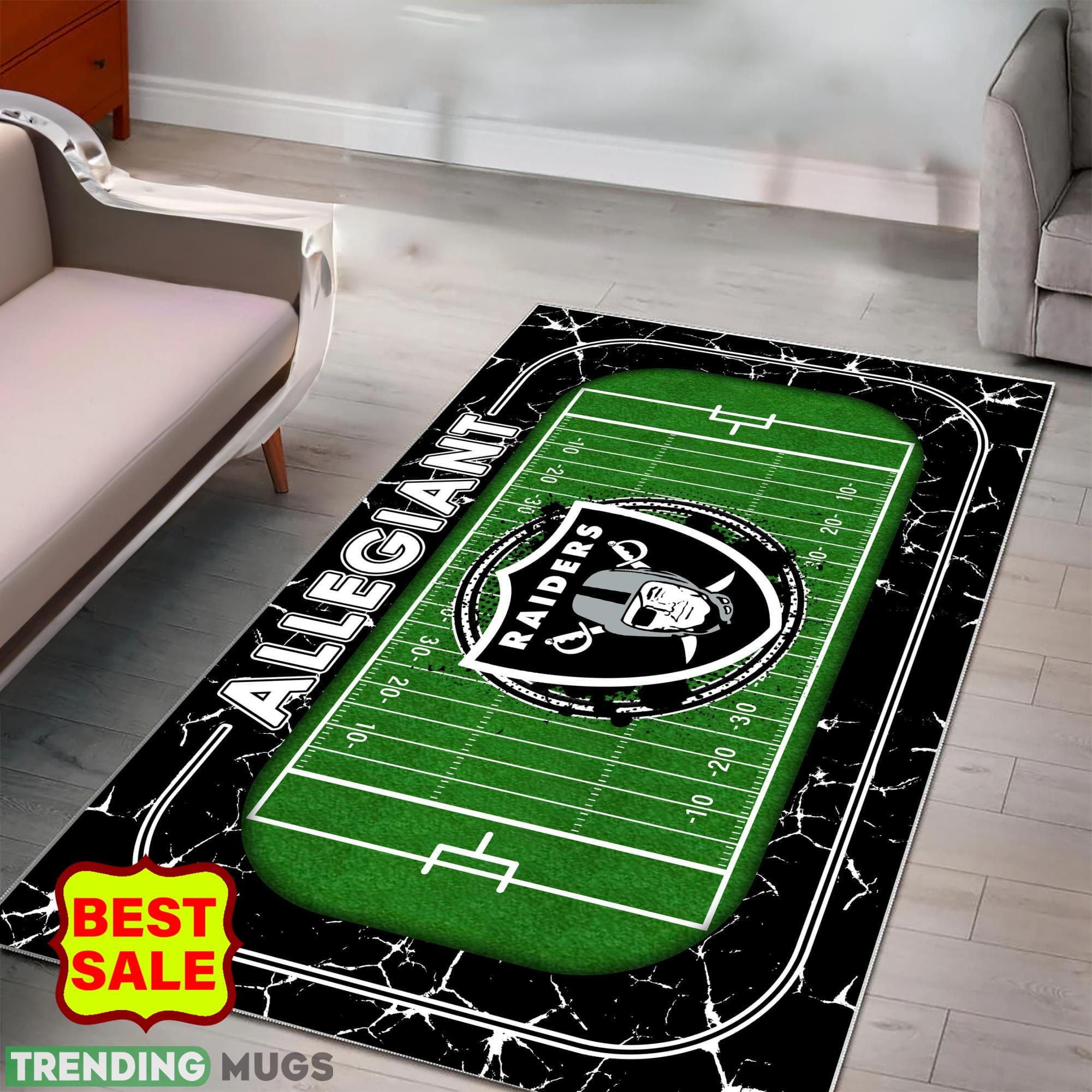NFL Oakland Raiders Logo Area Rugs, velvet Rug And Flannel Rug Living Room Rugs NFL Oakland Raiders Logo Area Rugs, velvet Rug And Flannel Rug Living Room Rugs