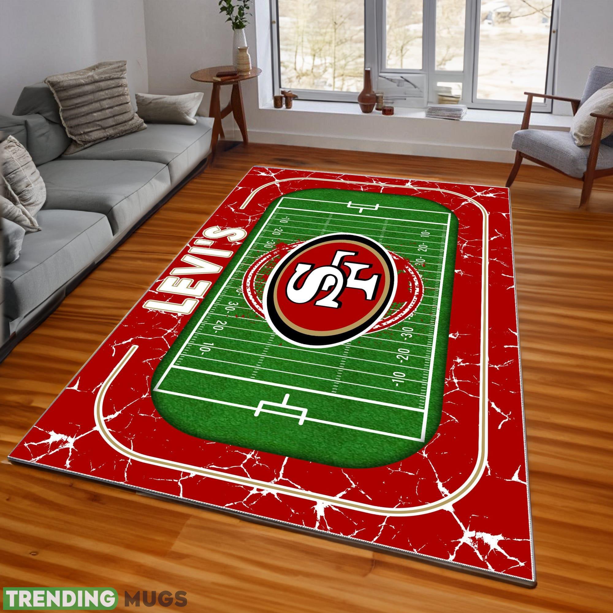 NFL San Francisco 49ers Logo Area Rugs, velvet Rug And Flannel Rug Living Room - NFL San Francisco 49ers Rugs_1 NFL San Francisco 49ers Logo Area Rugs, velvet Rug And Flannel Rug Living Room - NFL San Francisco 49ers Rugs_1