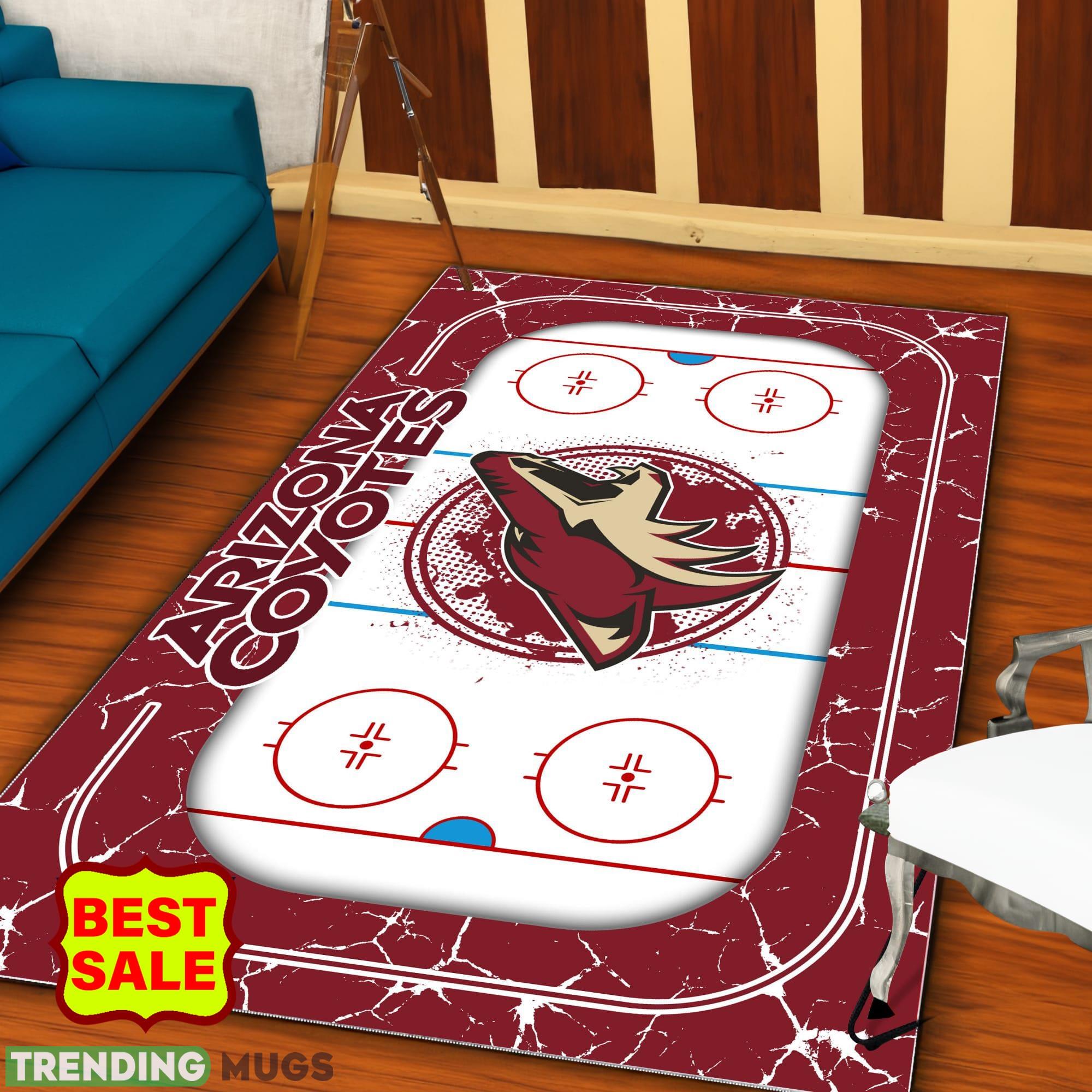 NHL Arizona Coyotes Logo Area Rugs, Velvet Rug And Flannel Rug Living Room Indoor Rugs NHL Arizona Coyotes Logo Area Rugs, Velvet Rug And Flannel Rug Living Room Indoor Rugs
