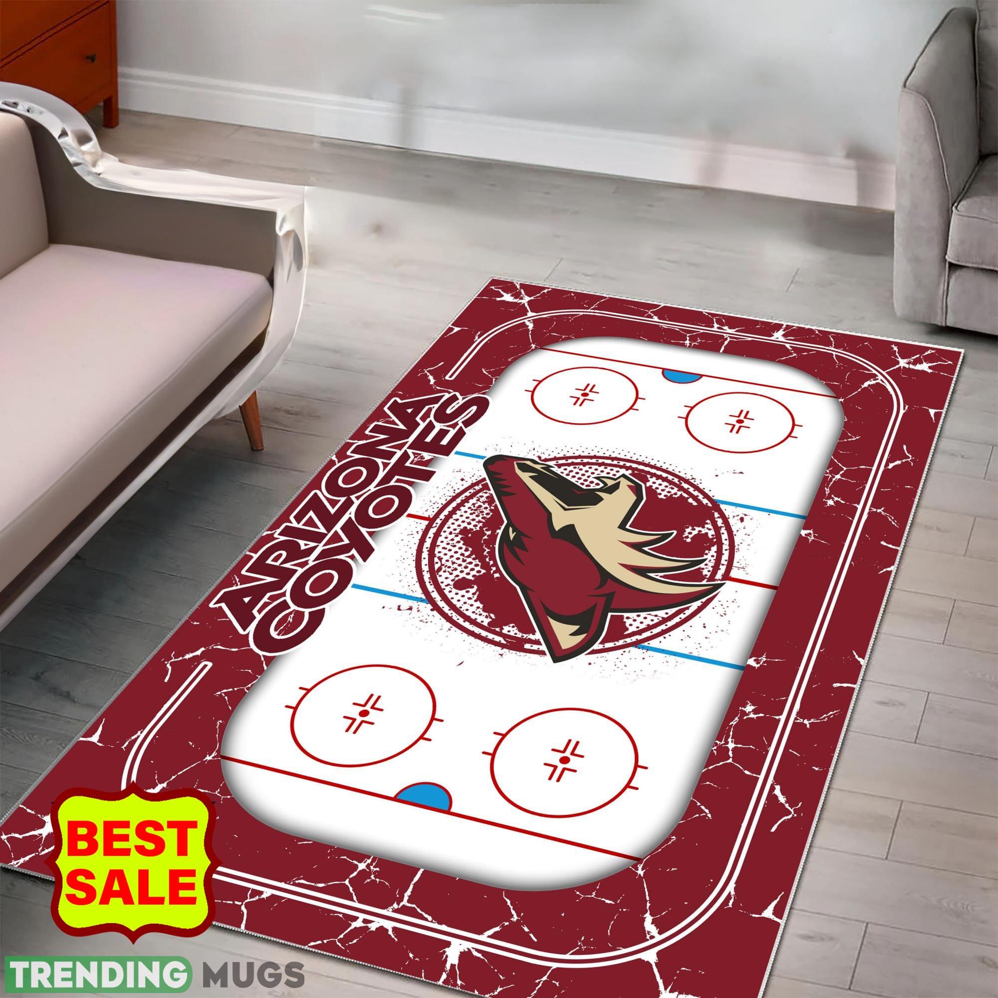 NHL Arizona Coyotes Logo Area Rugs, Velvet Rug And Flannel Rug Living Room Indoor Rugs NHL Arizona Coyotes Logo Area Rugs, Velvet Rug And Flannel Rug Living Room Indoor Rugs
