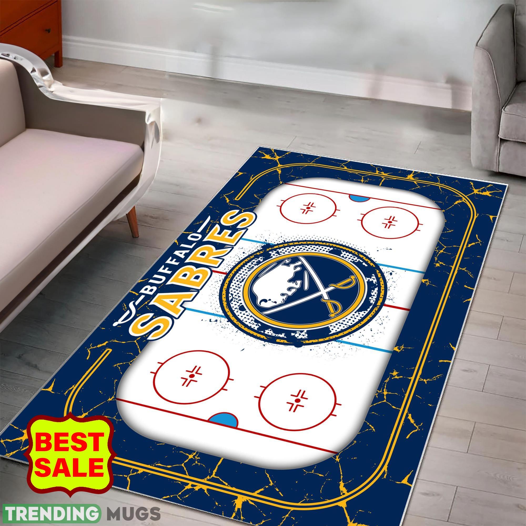 NHL Buffalo Sabres Logo Area Rugs, Velvet Rug And Flannel Rug Living Room Indoor Rugs NHL Buffalo Sabres Logo Area Rugs, Velvet Rug And Flannel Rug Living Room Indoor Rugs