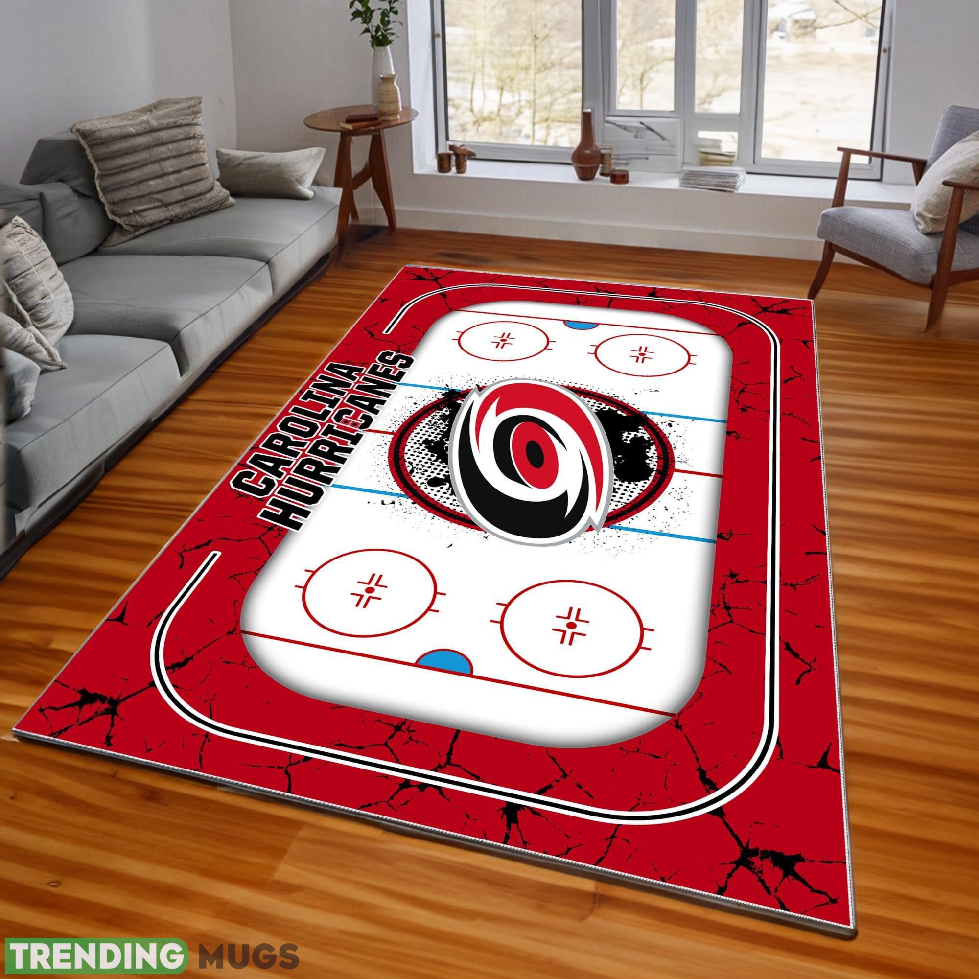 NHL Carolina Hurricanes Logo Area Rugs, Velvet Rug And Flannel Rug Living Room Indoor - NHL Carolina Hurricanes Rugs_1 NHL Carolina Hurricanes Logo Area Rugs, Velvet Rug And Flannel Rug Living Room Indoor - NHL Carolina Hurricanes Rugs_1