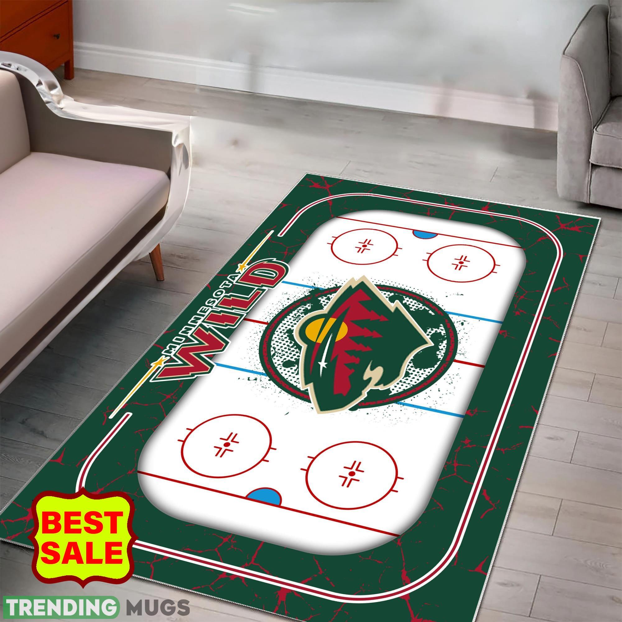 NHL Minnesota Wild Logo Area Rugs, velvet Rug And Flannel Rug Living Room Rugs NHL Minnesota Wild Logo Area Rugs, velvet Rug And Flannel Rug Living Room Rugs