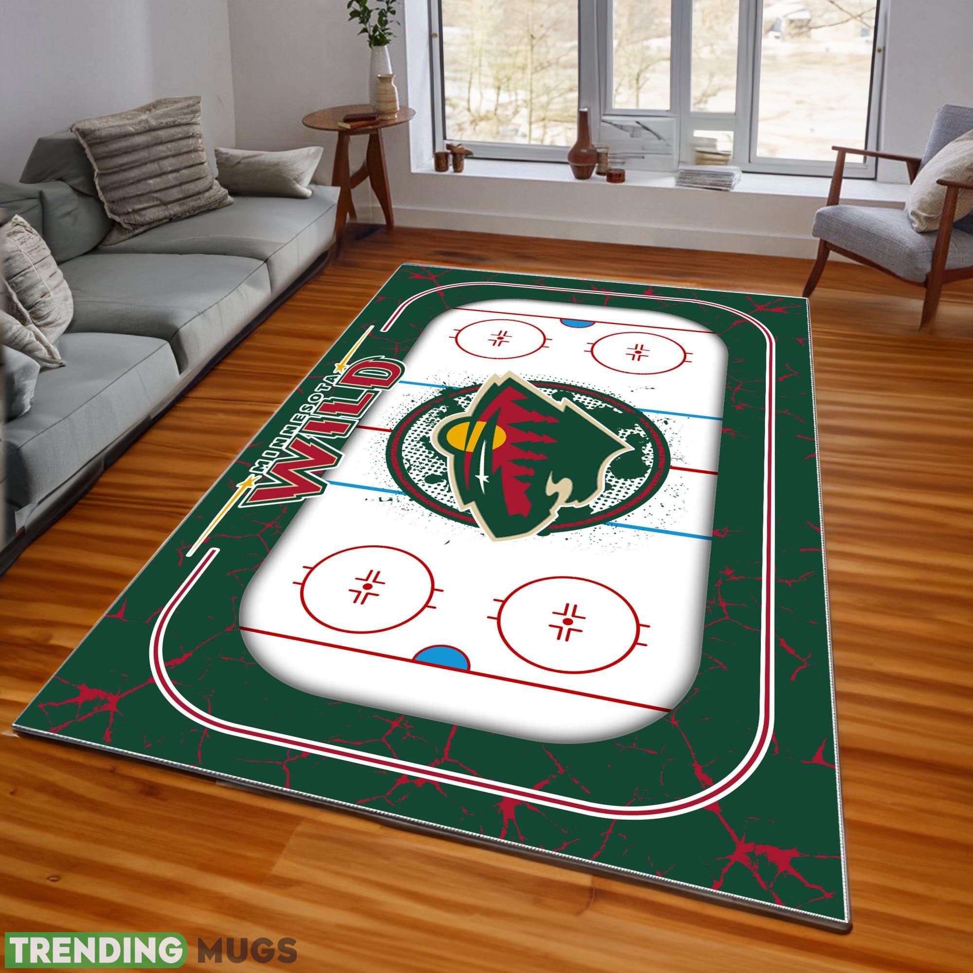 NHL Minnesota Wild Logo Area Rugs, velvet Rug And Flannel Rug Living Room - NHL Minnesota Wild Rugs_1 NHL Minnesota Wild Logo Area Rugs, velvet Rug And Flannel Rug Living Room - NHL Minnesota Wild Rugs_1