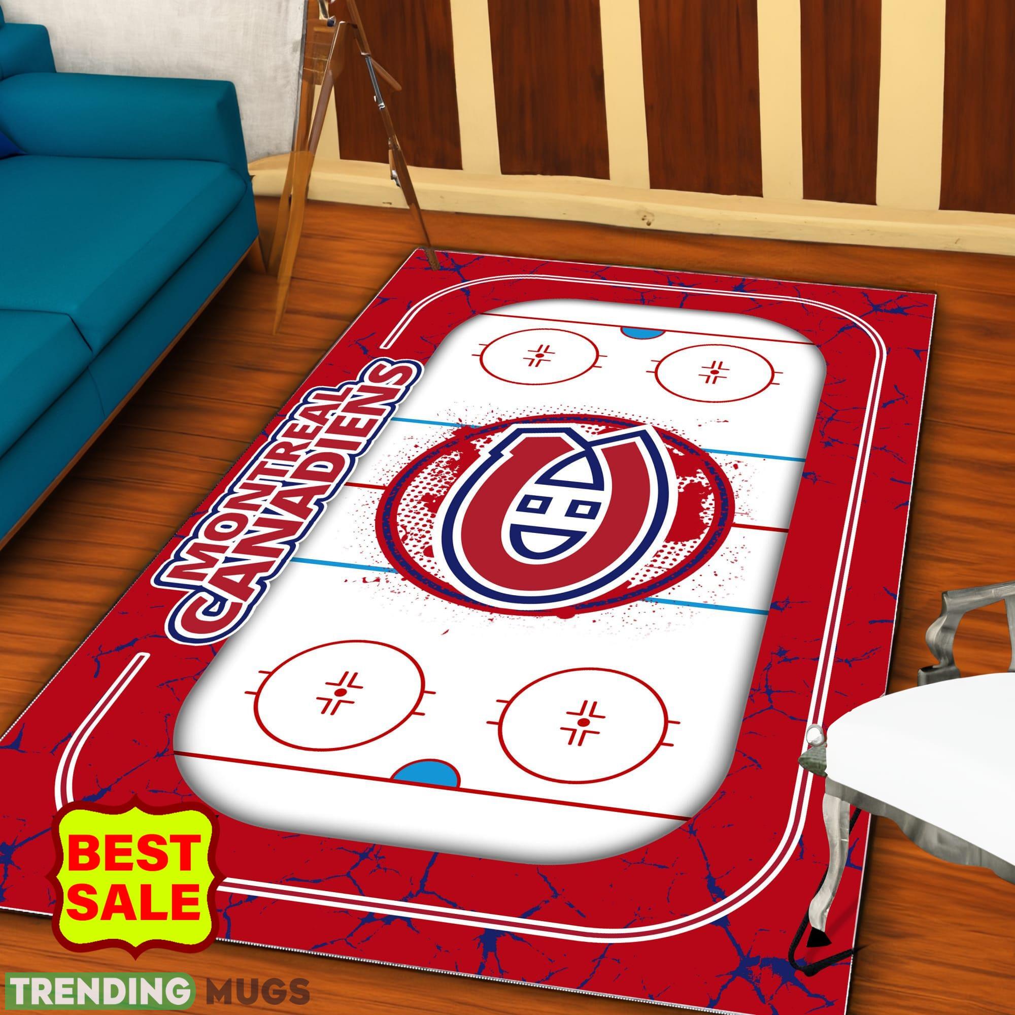 NHL Montreal Canadiens Logo Area Rugs, velvet Rug And Flannel Rug Living Room Rugs NHL Montreal Canadiens Logo Area Rugs, velvet Rug And Flannel Rug Living Room Rugs