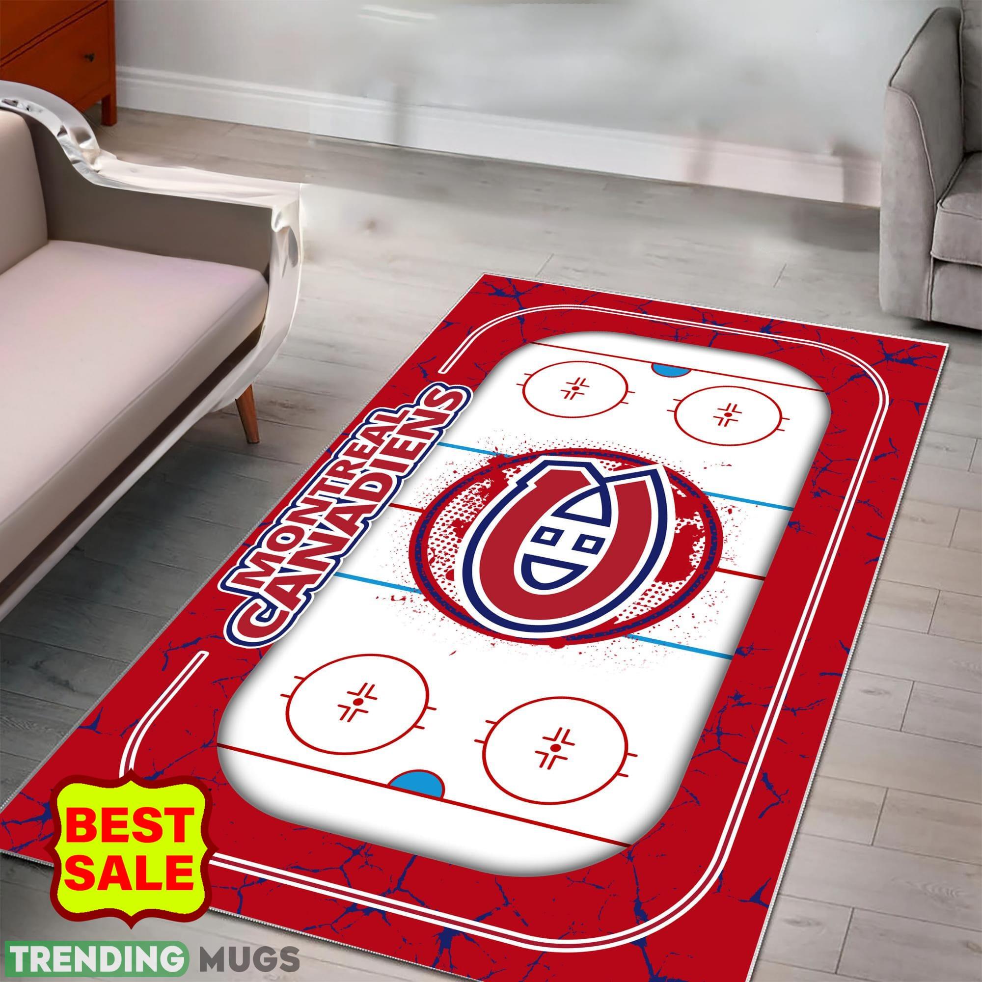 NHL Montreal Canadiens Logo Area Rugs, velvet Rug And Flannel Rug Living Room Rugs NHL Montreal Canadiens Logo Area Rugs, velvet Rug And Flannel Rug Living Room Rugs