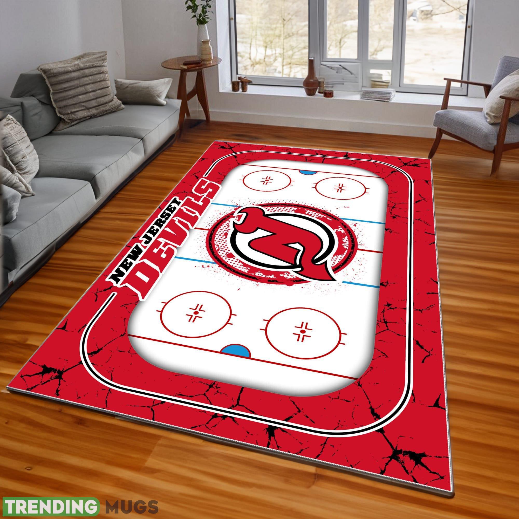 NHL New Jersey Devils Logo Area Rugs, velvet Rug And Flannel Rug Living Room - NHL New Jersey Devils Rugs_1 NHL New Jersey Devils Logo Area Rugs, velvet Rug And Flannel Rug Living Room - NHL New Jersey Devils Rugs_1