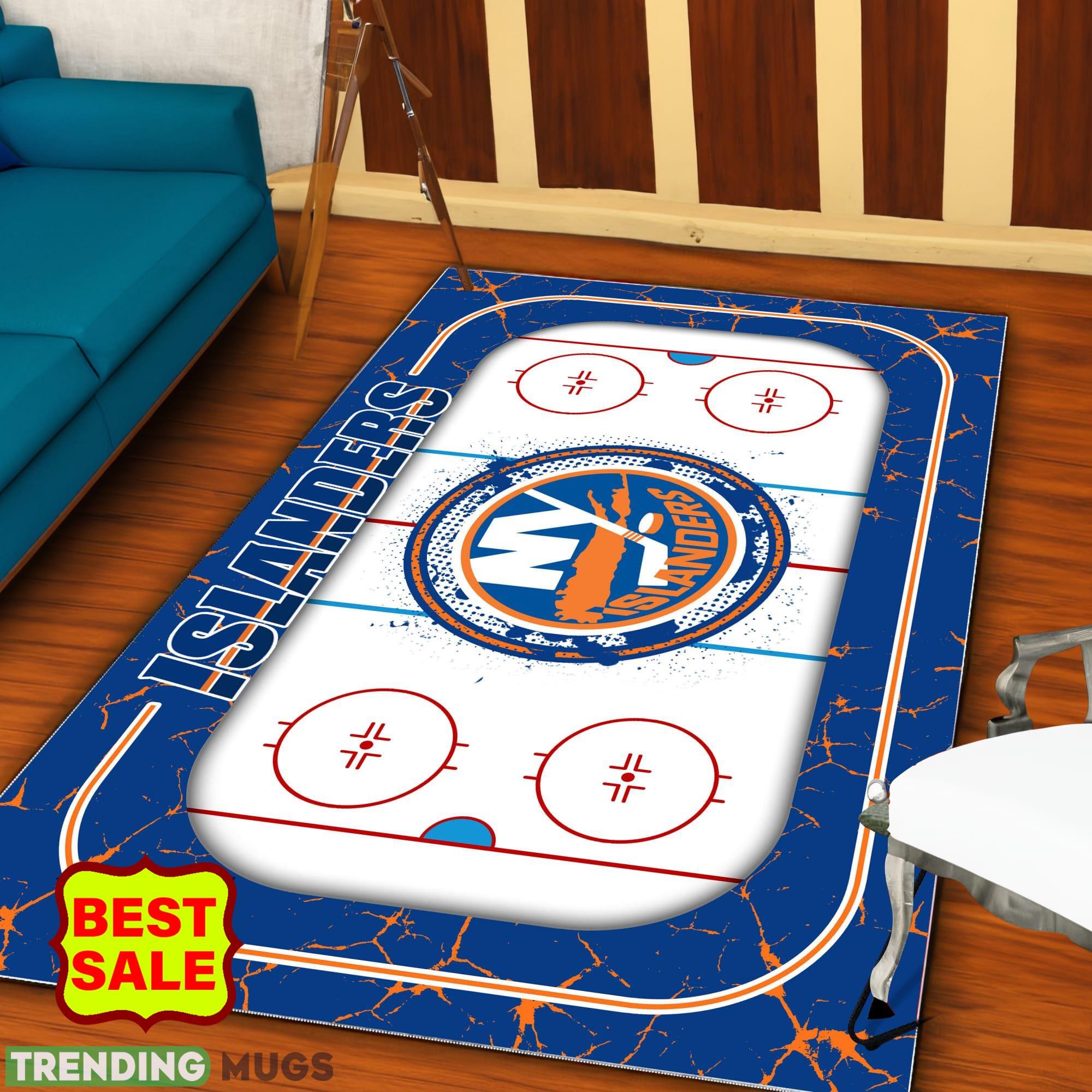 NHL New York Islanders Logo Area Rugs, velvet Rug And Flannel Rug Living Room Rugs NHL New York Islanders Logo Area Rugs, velvet Rug And Flannel Rug Living Room Rugs
