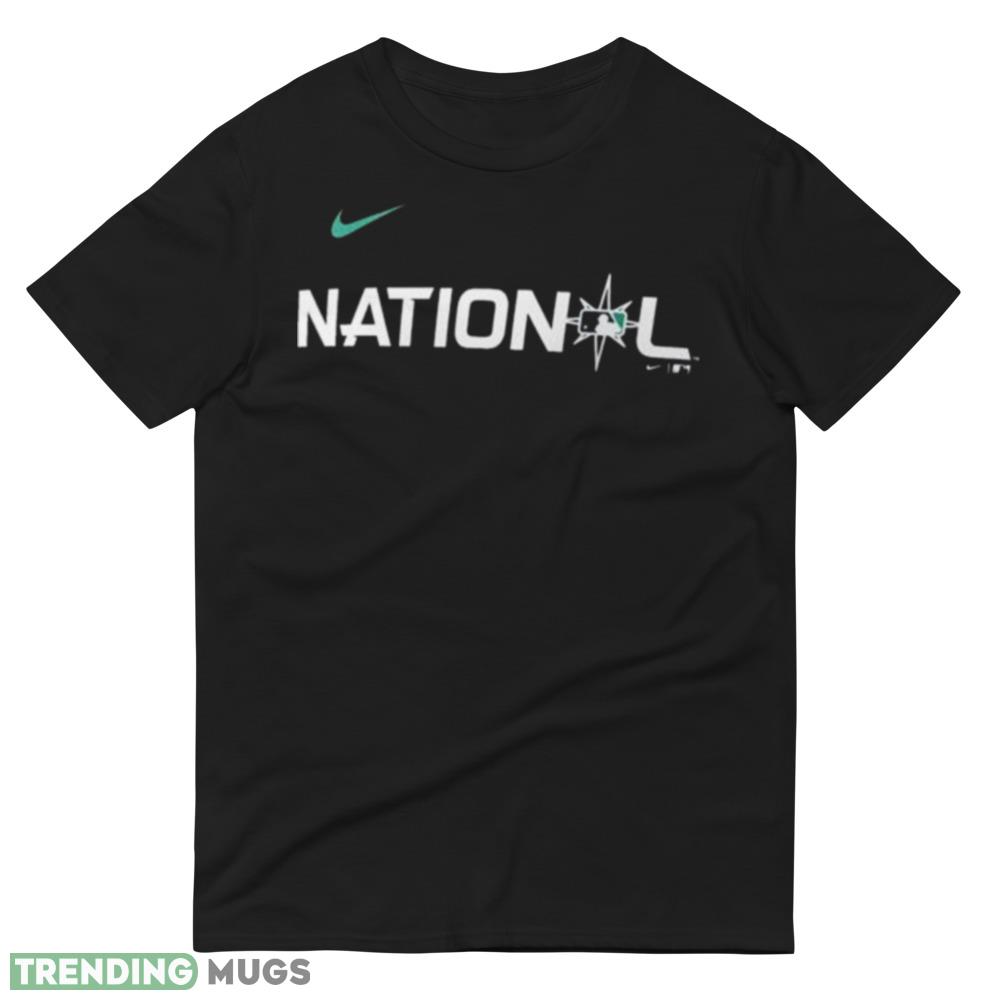 Nike National 2023 MLB All Star Game Wordmark T Shirt Dark Shirt Nike National 2023 MLB All Star Game Wordmark T Shirt Dark Shirt