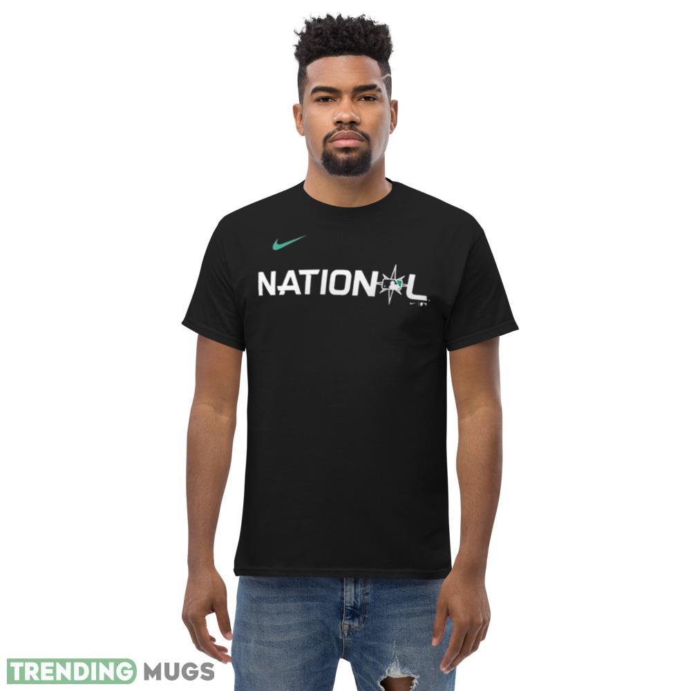 Nike National 2023 MLB All Star Game Wordmark T Shirt Dark Shirt Nike National 2023 MLB All Star Game Wordmark T Shirt Dark Shirt