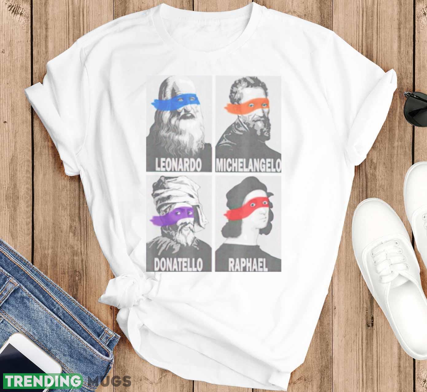 Ninja Turtle Leonardo Michelangelo Donatello Raphael shirt Light Shirt Ninja Turtle Leonardo Michelangelo Donatello Raphael shirt Light Shirt