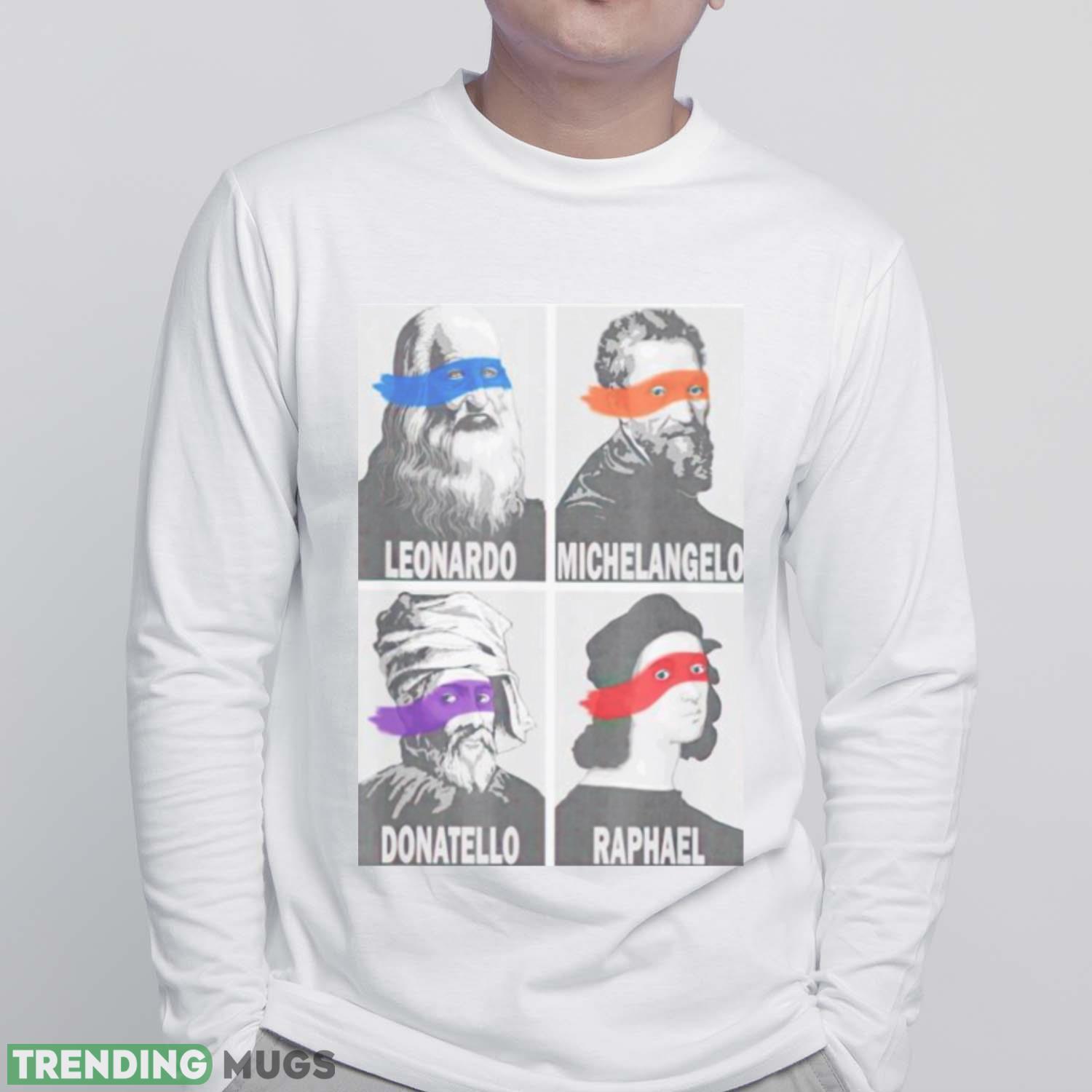 Ninja Turtle Leonardo Michelangelo Donatello Raphael shirt Light Shirt Ninja Turtle Leonardo Michelangelo Donatello Raphael shirt Light Shirt