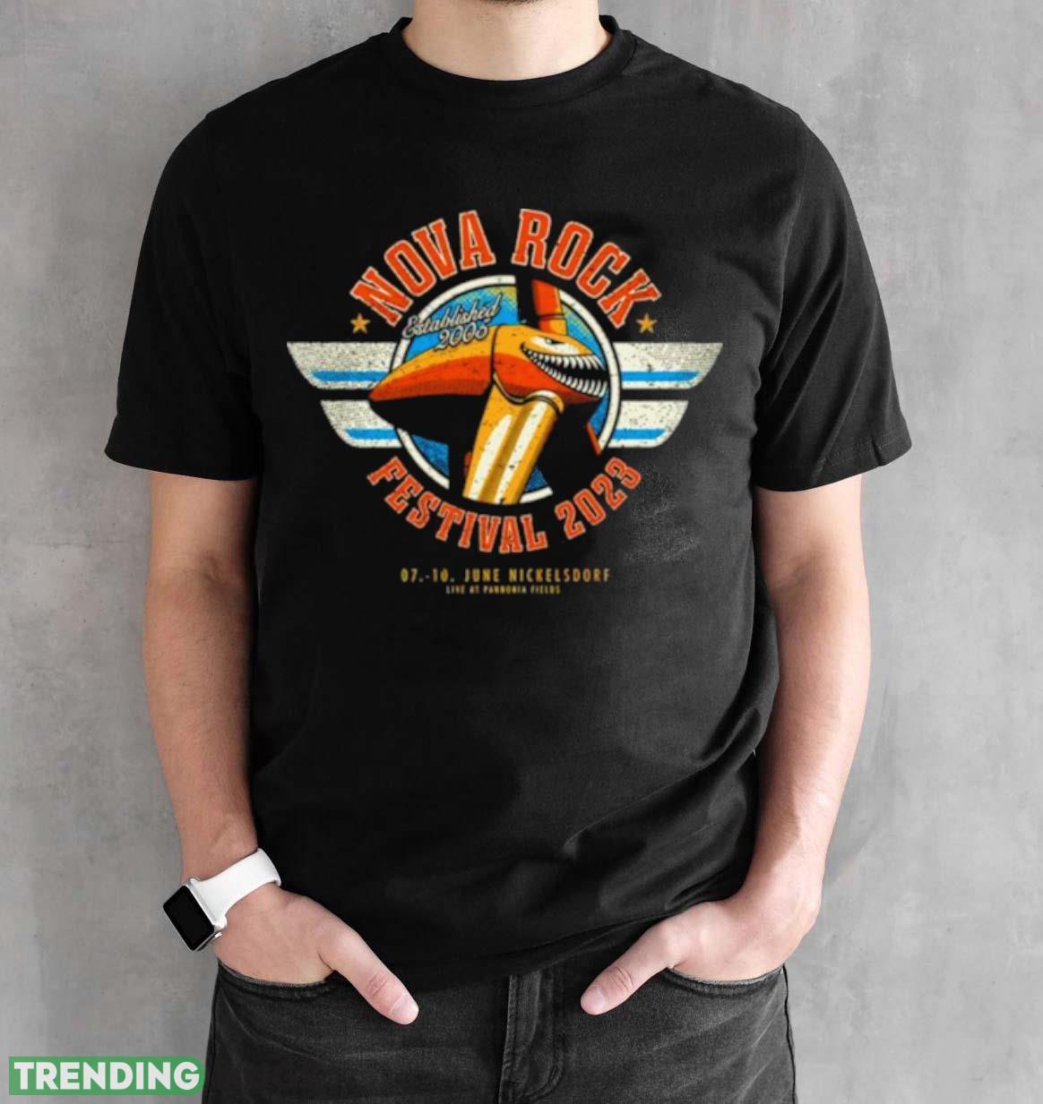Nova Rock Festival Nose Art Shield 2023 Shirt Dark Shirt Nova Rock Festival Nose Art Shield 2023 Shirt Dark Shirt
