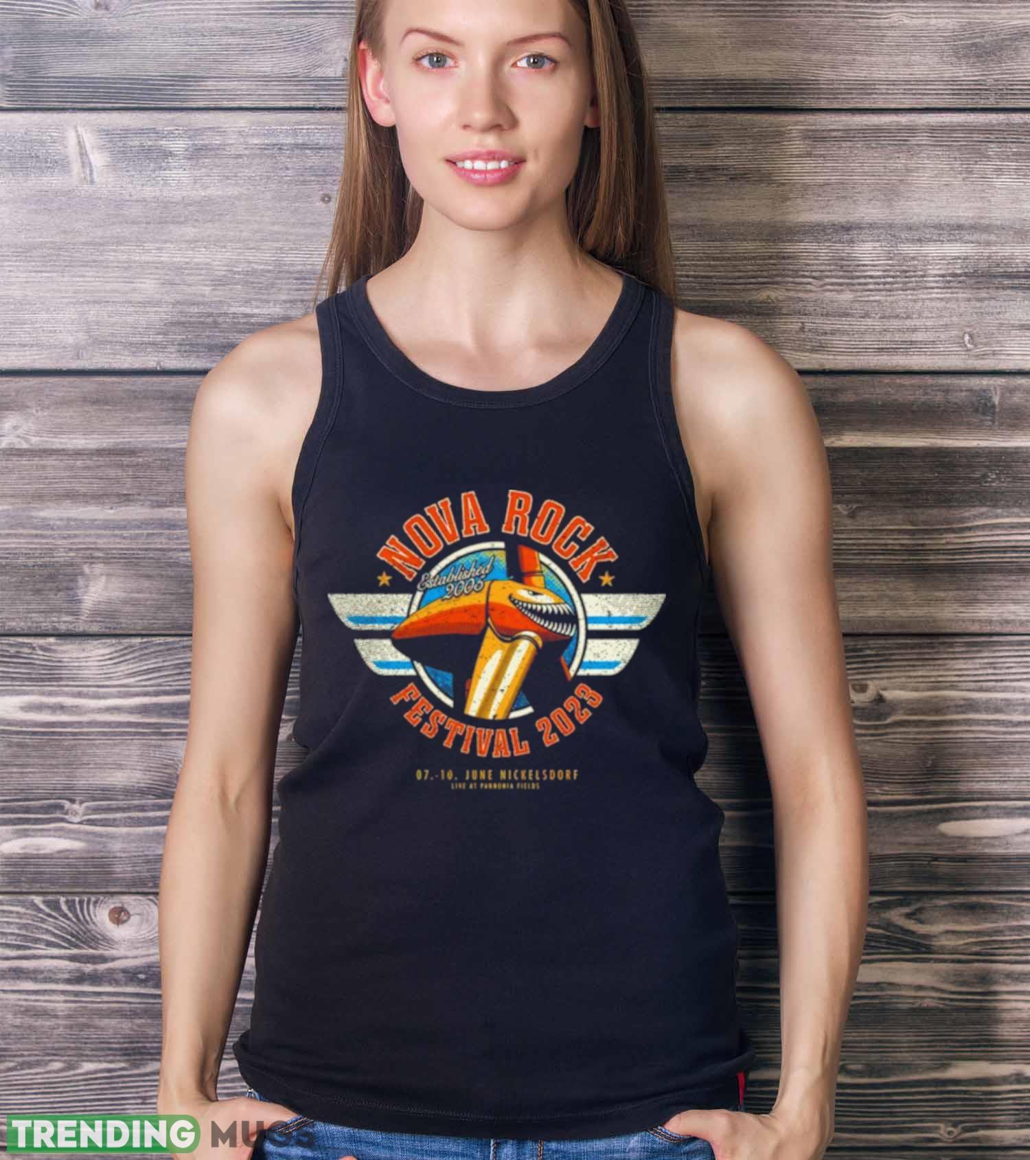 Nova Rock Festival Nose Art Shield 2023 Shirt Dark Shirt Nova Rock Festival Nose Art Shield 2023 Shirt Dark Shirt