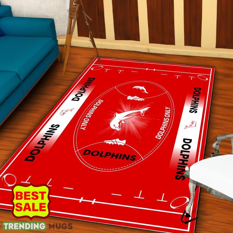 NRL Dolphins Logo For Fans Area Rugs Living Room Indoor And Outdoor Rugs NRL Dolphins Logo For Fans Area Rugs Living Room Indoor And Outdoor Rugs