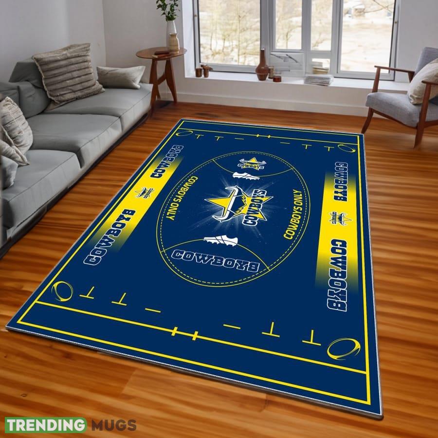 NRL North Queensland Cowboys Logo For Fans Area Rugs Living Room Indoor And Outdoor - NRL North Queensland Cowboys Rugs_1 NRL North Queensland Cowboys Logo For Fans Area Rugs Living Room Indoor And Outdoor - NRL North Queensland Cowboys Rugs_1