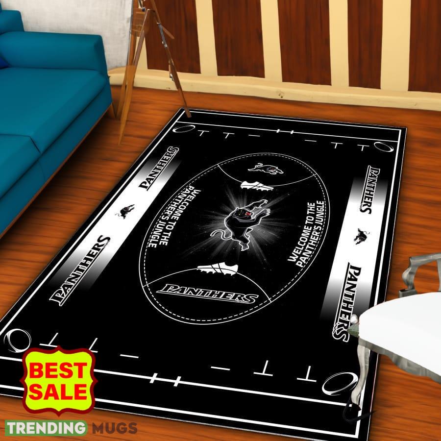 NRL Penrith Panthers Logo For Fans Area Rugs Living Room Indoor And Outdoor Rugs NRL Penrith Panthers Logo For Fans Area Rugs Living Room Indoor And Outdoor Rugs