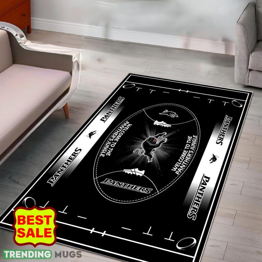 NRL Penrith Panthers Logo For Fans Area Rugs Living Room Indoor And Outdoor Rugs NRL Penrith Panthers Logo For Fans Area Rugs Living Room Indoor And Outdoor Rugs