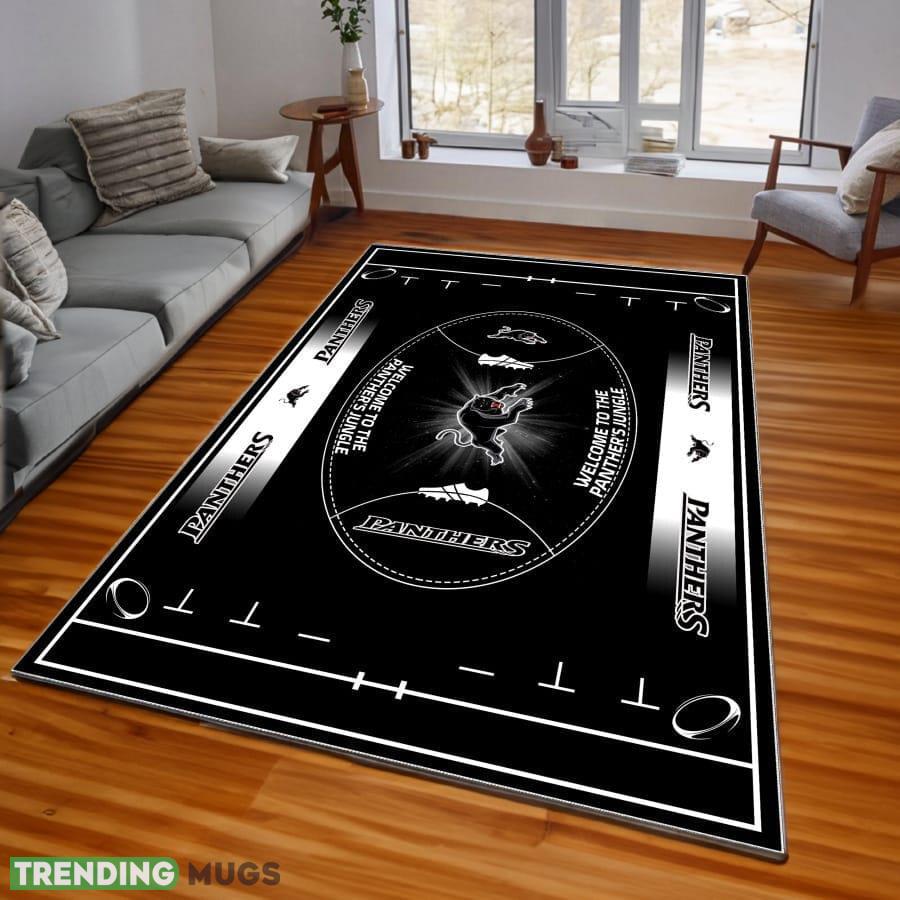 NRL Penrith Panthers Logo For Fans Area Rugs Living Room Indoor And Outdoor - NRL Penrith Panthers Rugs_1 NRL Penrith Panthers Logo For Fans Area Rugs Living Room Indoor And Outdoor - NRL Penrith Panthers Rugs_1