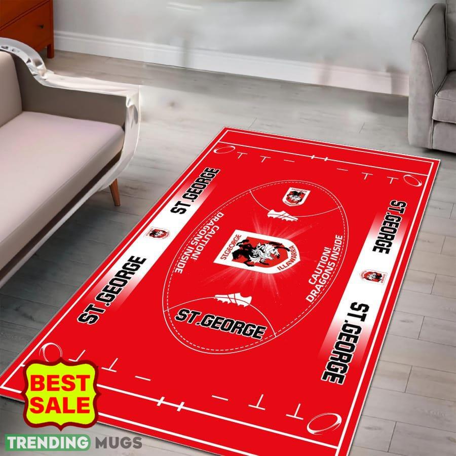 NRL St. George Illawarra Dragons Logo For Fans Area Rugs Living Room Indoor And Outdoor Rugs NRL St. George Illawarra Dragons Logo For Fans Area Rugs Living Room Indoor And Outdoor Rugs