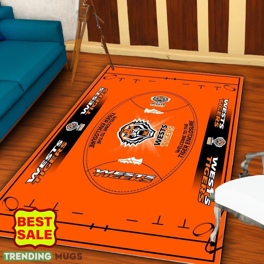 NRL Wests Tigers Logo For Fans Area Rugs Living Room Indoor And Outdoor Rugs NRL Wests Tigers Logo For Fans Area Rugs Living Room Indoor And Outdoor Rugs