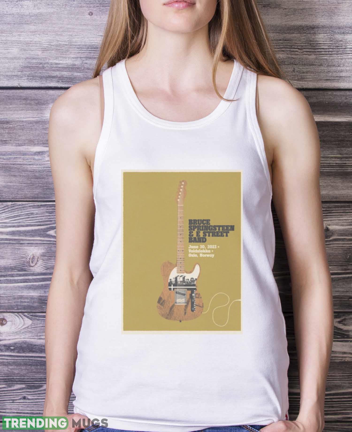 Oslo June 30th Bruce Springsteen and the E Street Band World Tour 2023 Poster Shirt Light Shirt Oslo June 30th Bruce Springsteen and the E Street Band World Tour 2023 Poster Shirt Light Shirt