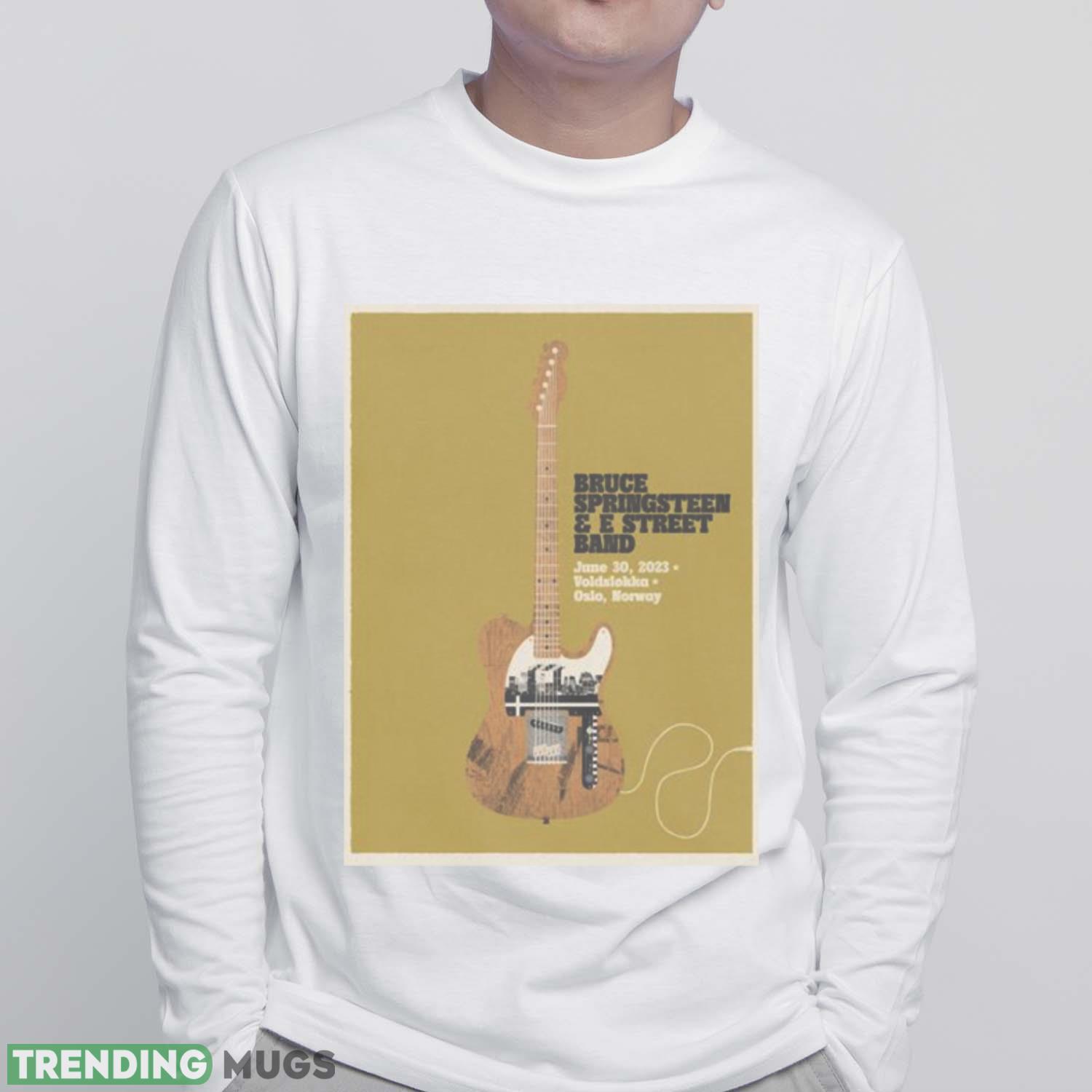 Oslo June 30th Bruce Springsteen and the E Street Band World Tour 2023 Poster Shirt Light Shirt Oslo June 30th Bruce Springsteen and the E Street Band World Tour 2023 Poster Shirt Light Shirt