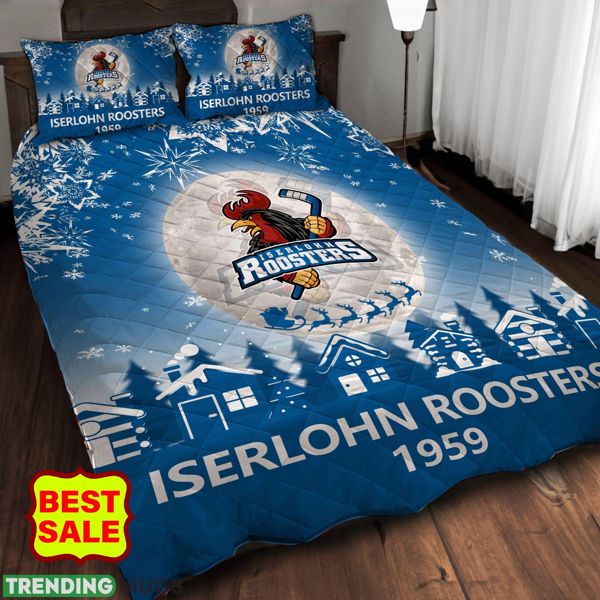 Penny Del Iserlohn Roosters Big Logo Christmas Quilt Sets Comfort Full Size King Queen Twin Quilt Set Penny Del Iserlohn Roosters Big Logo Christmas Quilt Sets Comfort Full Size King Queen Twin Quilt Set