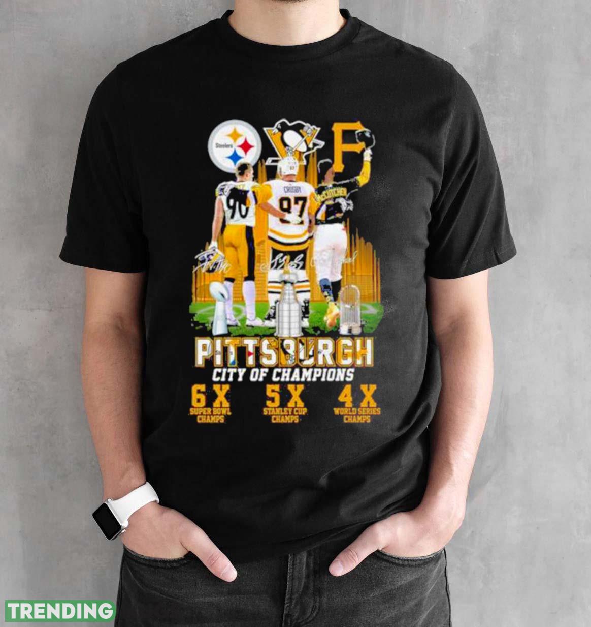 Pittsburgh City Of Champions Steelers Penguins Pirates Shirt Dark Shirt Pittsburgh City Of Champions Steelers Penguins Pirates Shirt Dark Shirt