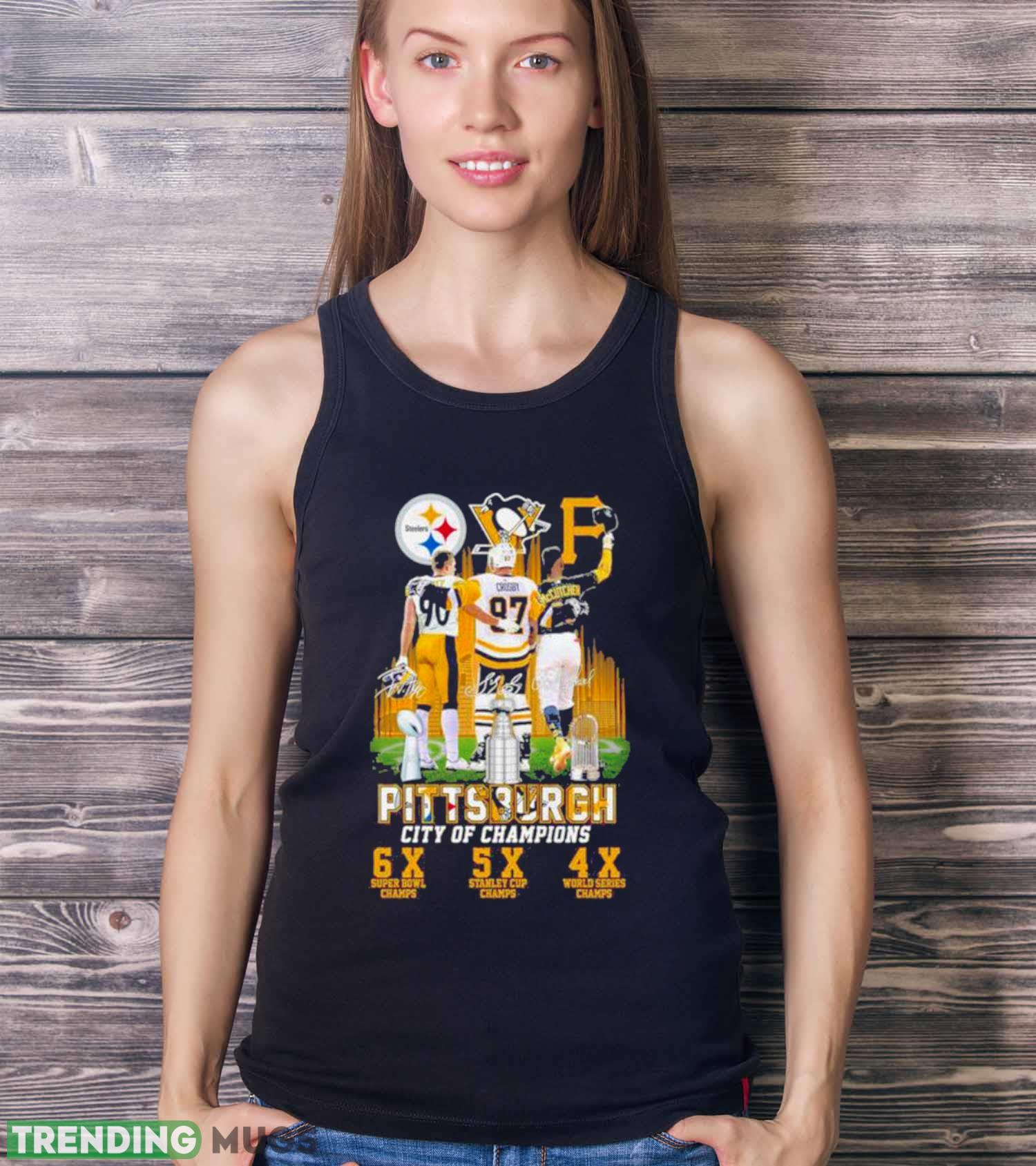 Pittsburgh City Of Champions Steelers Penguins Pirates Shirt Dark Shirt Pittsburgh City Of Champions Steelers Penguins Pirates Shirt Dark Shirt