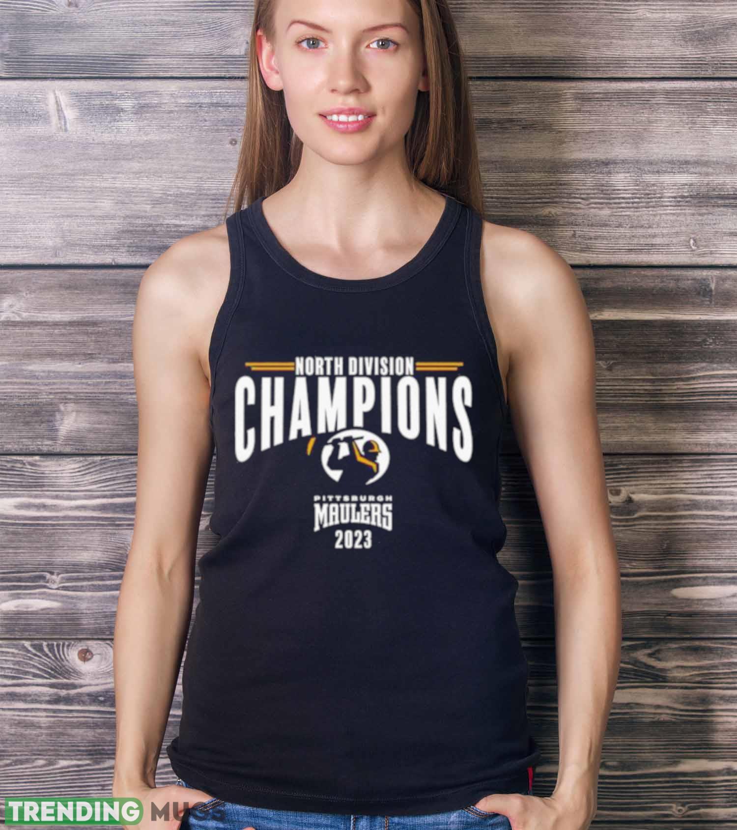 pittsburgh Maulers USFL North Division Champions T Shirt Dark Shirt pittsburgh Maulers USFL North Division Champions T Shirt Dark Shirt