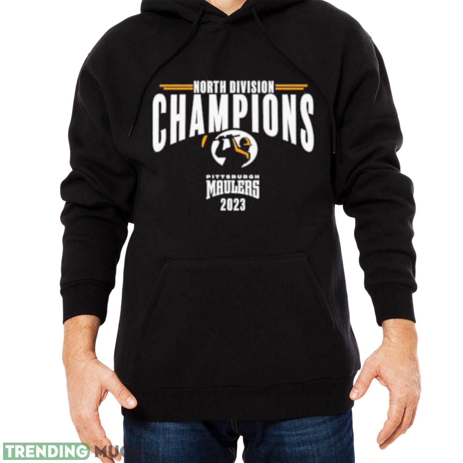 pittsburgh Maulers USFL North Division Champions T Shirt Dark Shirt pittsburgh Maulers USFL North Division Champions T Shirt Dark Shirt
