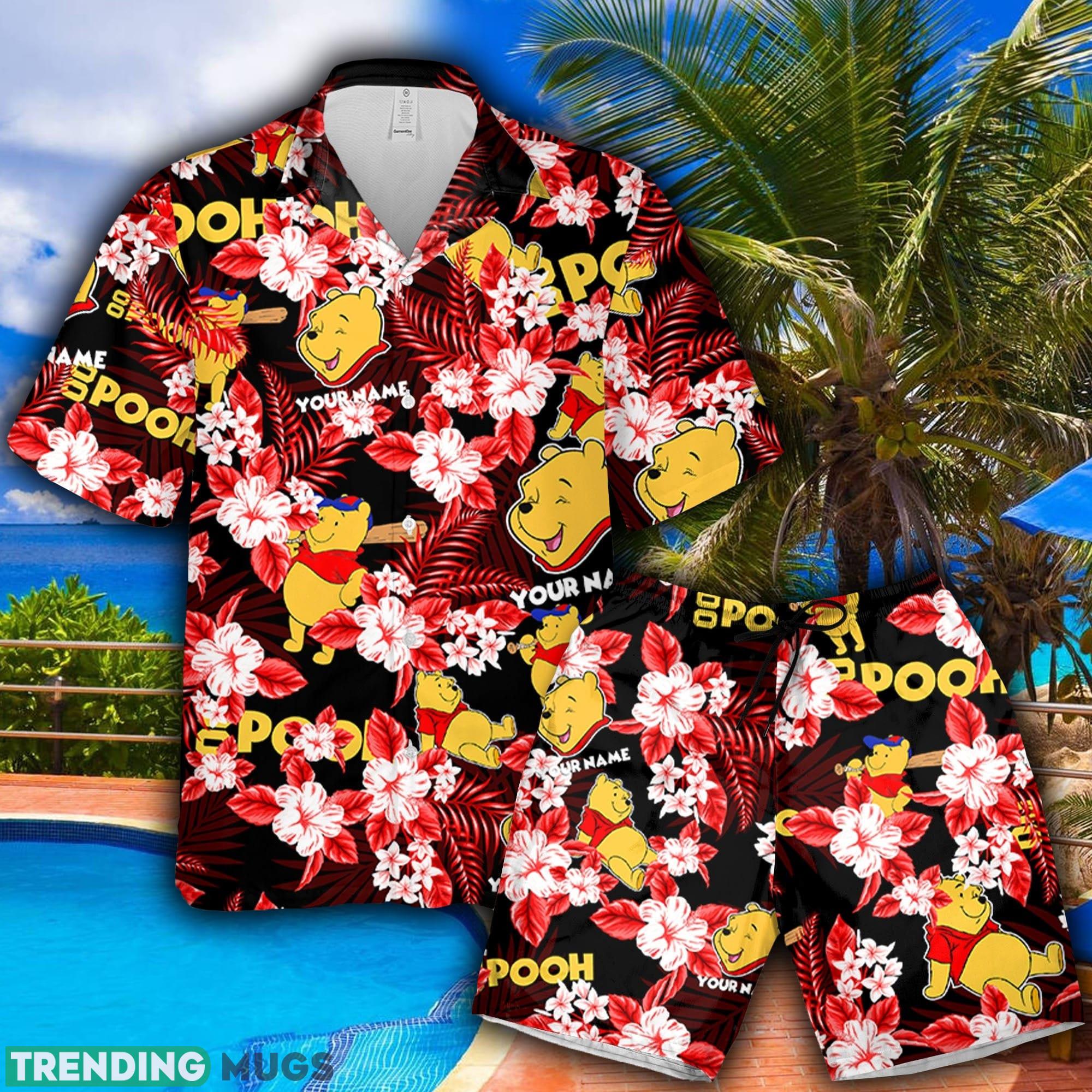 Pooh Baseball Black Hawaiian Shirt And Short Flowers Custom Name Summer Gift For Men And Women - Pooh Baseball Black Hawaiian Shirt Flowers Custom Name Summer Beach Gift For Men And Women Pooh Baseball Black Hawaiian Shirt And Short Flowers Custom Name Summer Gift For Men And Women - Pooh Baseball Black Hawaiian Shirt Flowers Custom Name Summer Beach Gift For Men And Women
