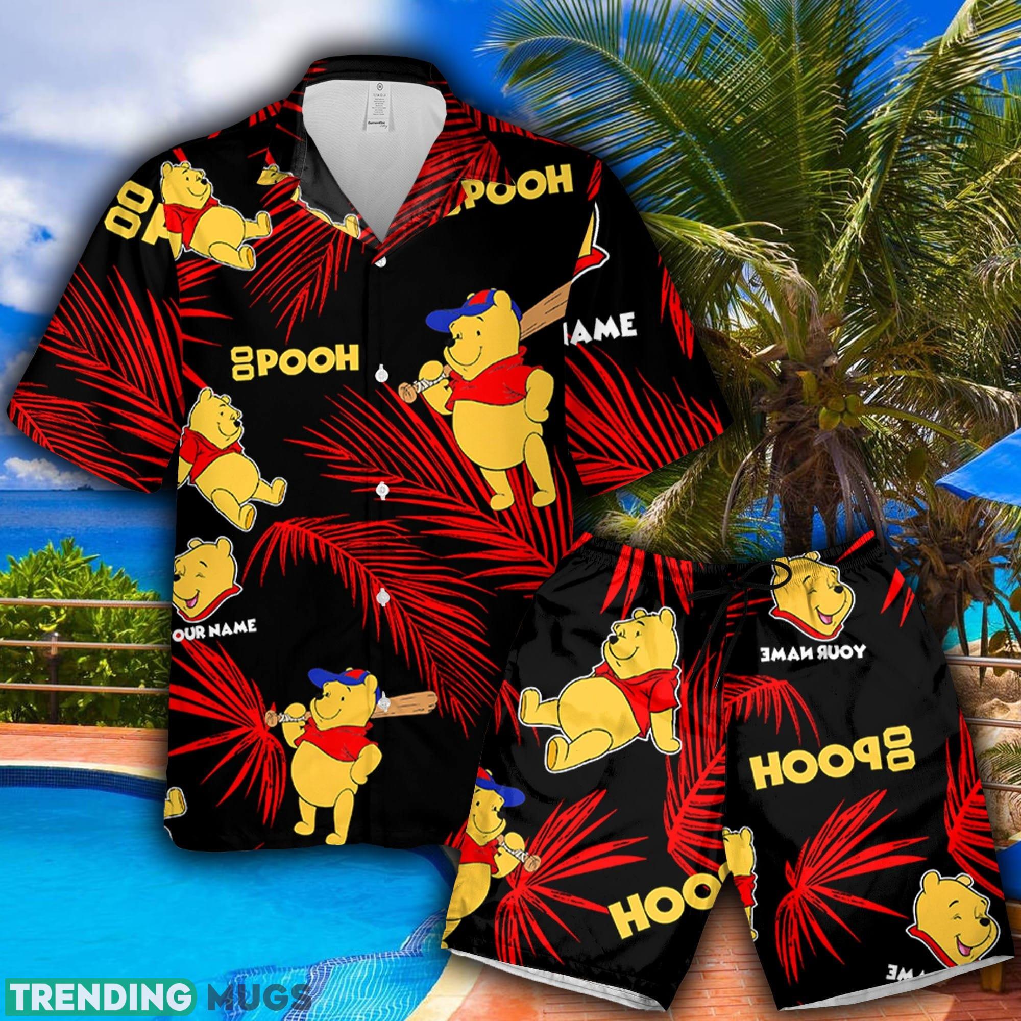 Pooh Baseball Black Hawaiian Shirt And Short Palm Leaves Custom Name Summer Gift For Men And Women - Pooh Baseball Black Hawaiian Shirt Palm Leaves Custom Name Summer Beach Gift For Men And Women Pooh Baseball Black Hawaiian Shirt And Short Palm Leaves Custom Name Summer Gift For Men And Women - Pooh Baseball Black Hawaiian Shirt Palm Leaves Custom Name Summer Beach Gift For Men And Women