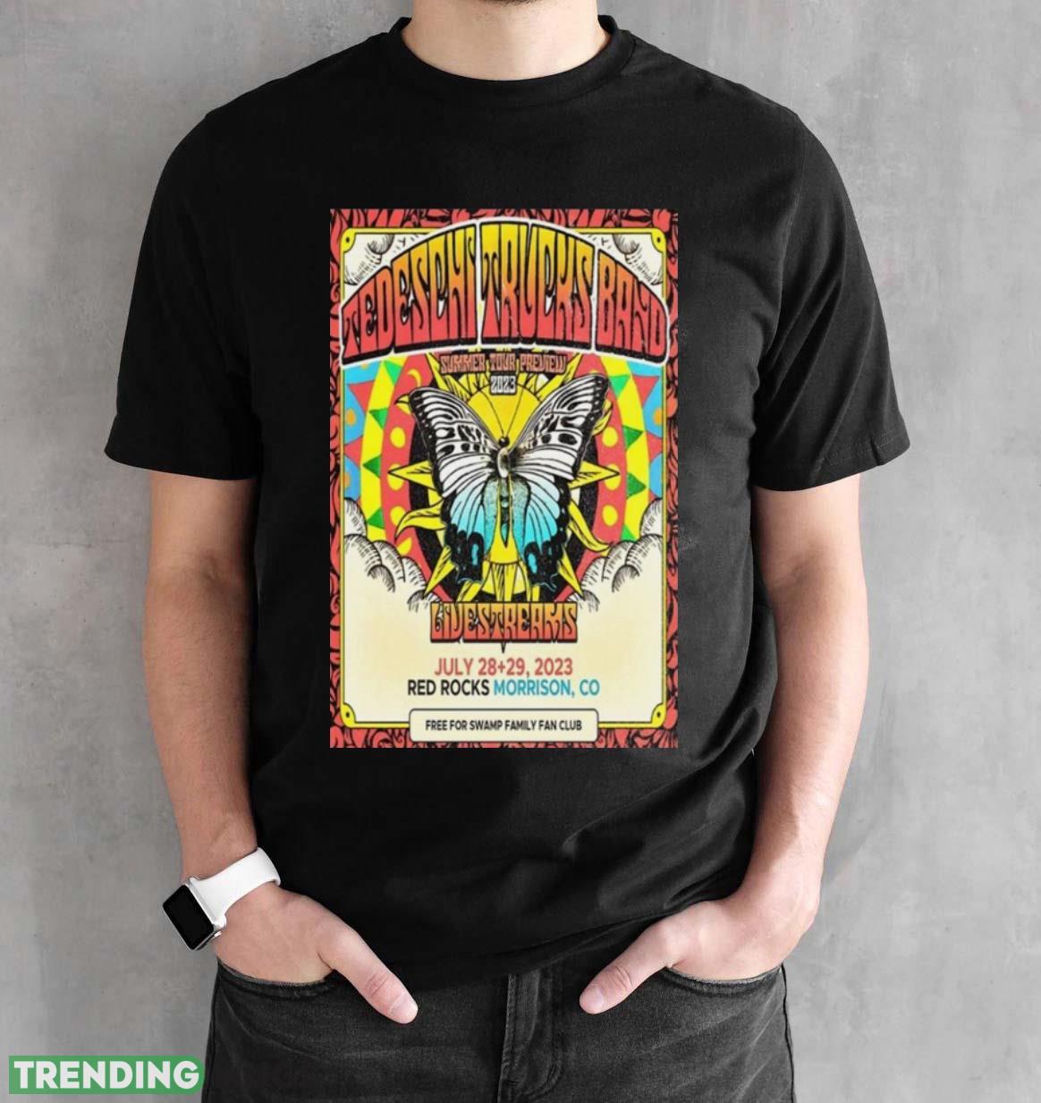 poster Tedeschi Trucks Band Morrison 07 29 2023 Shirt Dark Shirt poster Tedeschi Trucks Band Morrison 07 29 2023 Shirt Dark Shirt