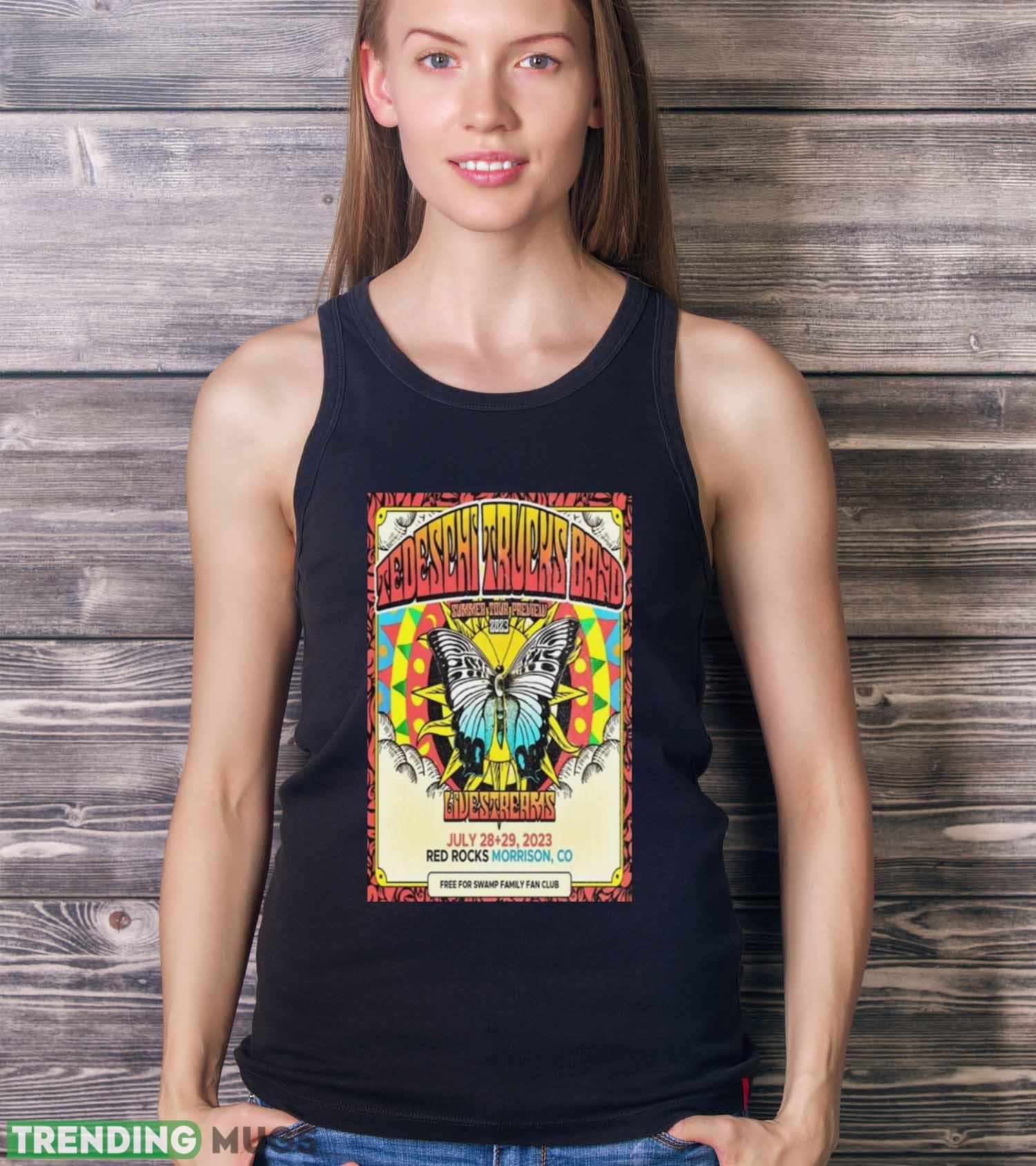 poster Tedeschi Trucks Band Morrison 07 29 2023 Shirt Dark Shirt poster Tedeschi Trucks Band Morrison 07 29 2023 Shirt Dark Shirt