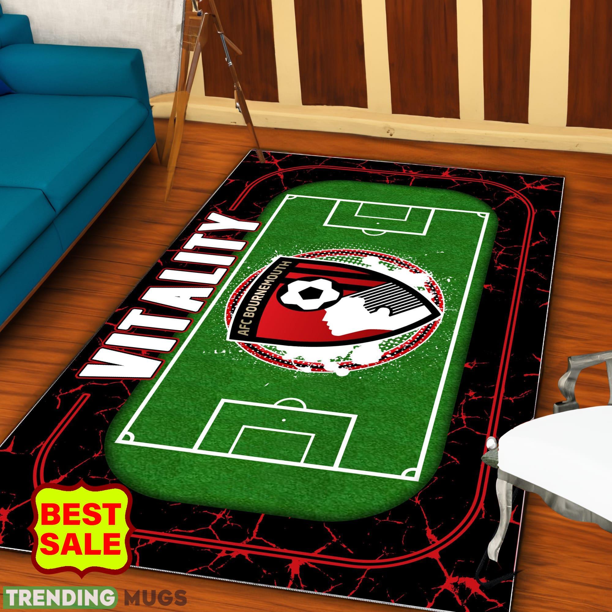 Premier League EPL AFC Bournemouth Logo For Fans Area Rugs Indoor And Outdoor Rugs Premier League EPL AFC Bournemouth Logo For Fans Area Rugs Indoor And Outdoor Rugs