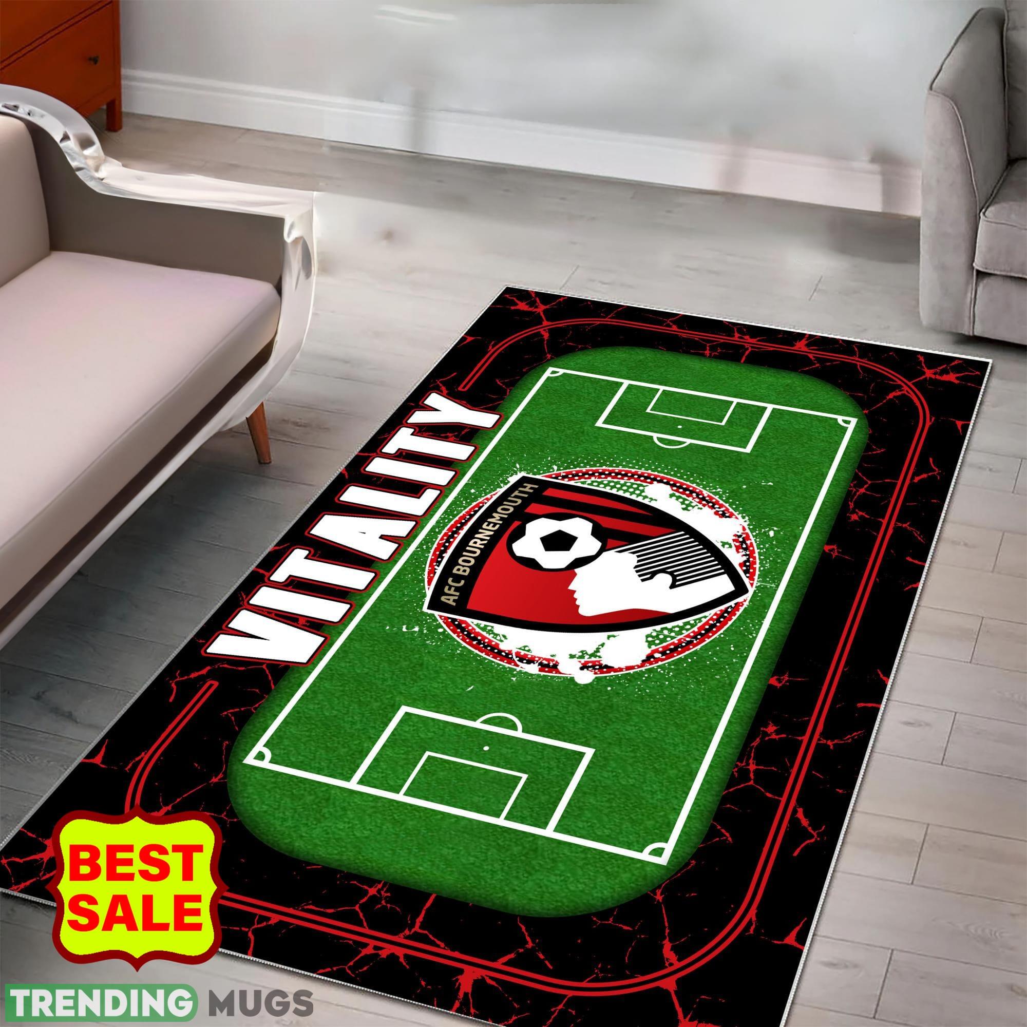 Premier League EPL AFC Bournemouth Logo For Fans Area Rugs Indoor And Outdoor Rugs Premier League EPL AFC Bournemouth Logo For Fans Area Rugs Indoor And Outdoor Rugs
