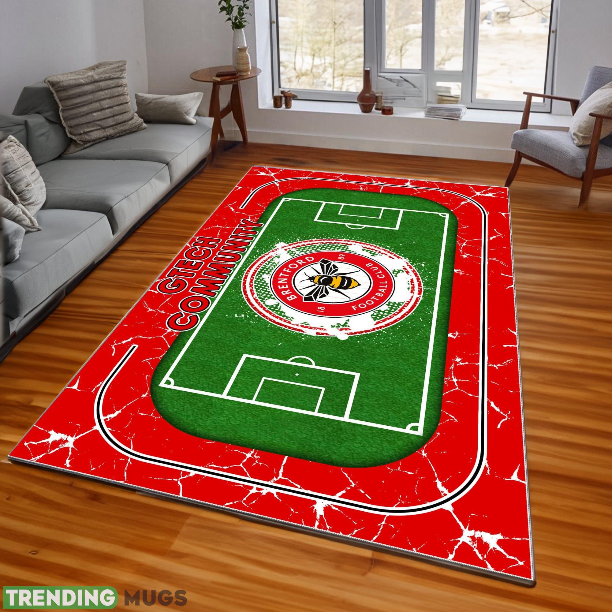 Premier League EPL Brentford FC Logo For Fans Area Rugs Indoor And Outdoor - Premier League EPL Brentford FC Rugs_1 Premier League EPL Brentford FC Logo For Fans Area Rugs Indoor And Outdoor - Premier League EPL Brentford FC Rugs_1