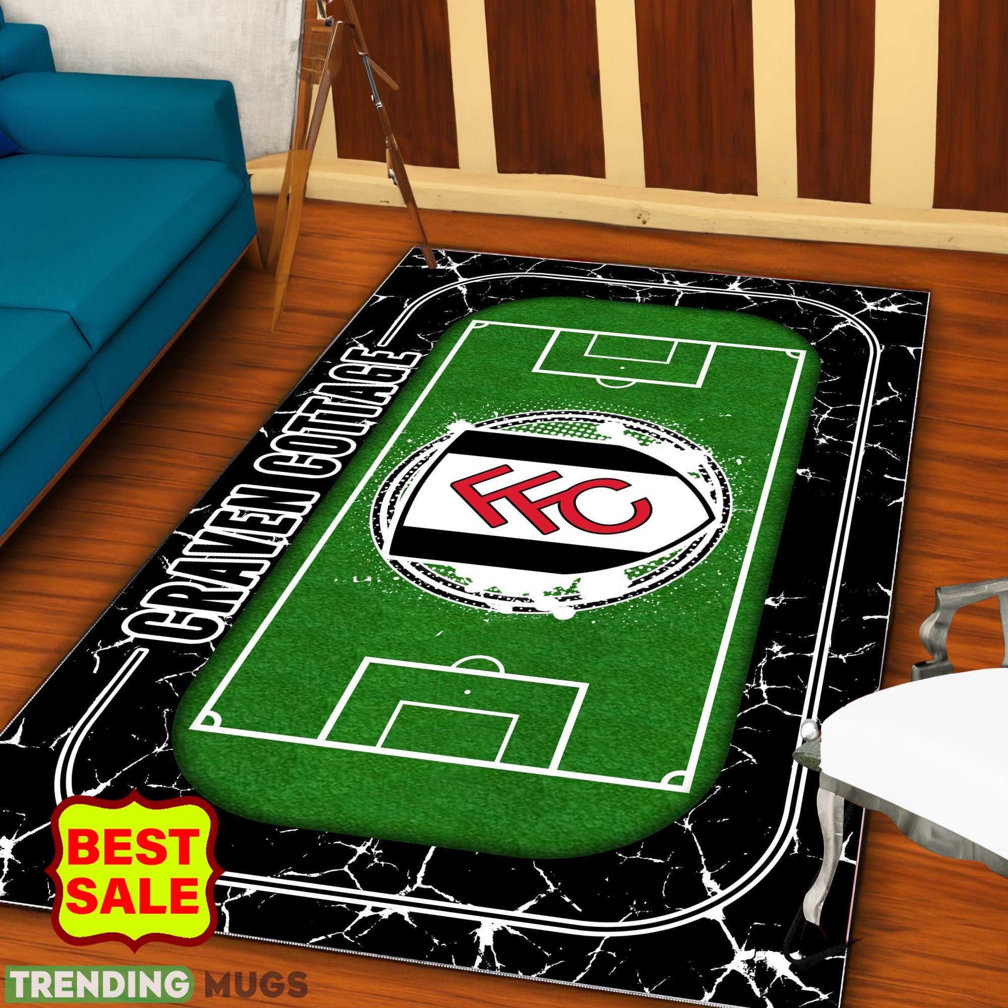 Premier League EPL Fulham Logo For Fans Area Rugs Indoor And Outdoor Rugs Premier League EPL Fulham Logo For Fans Area Rugs Indoor And Outdoor Rugs