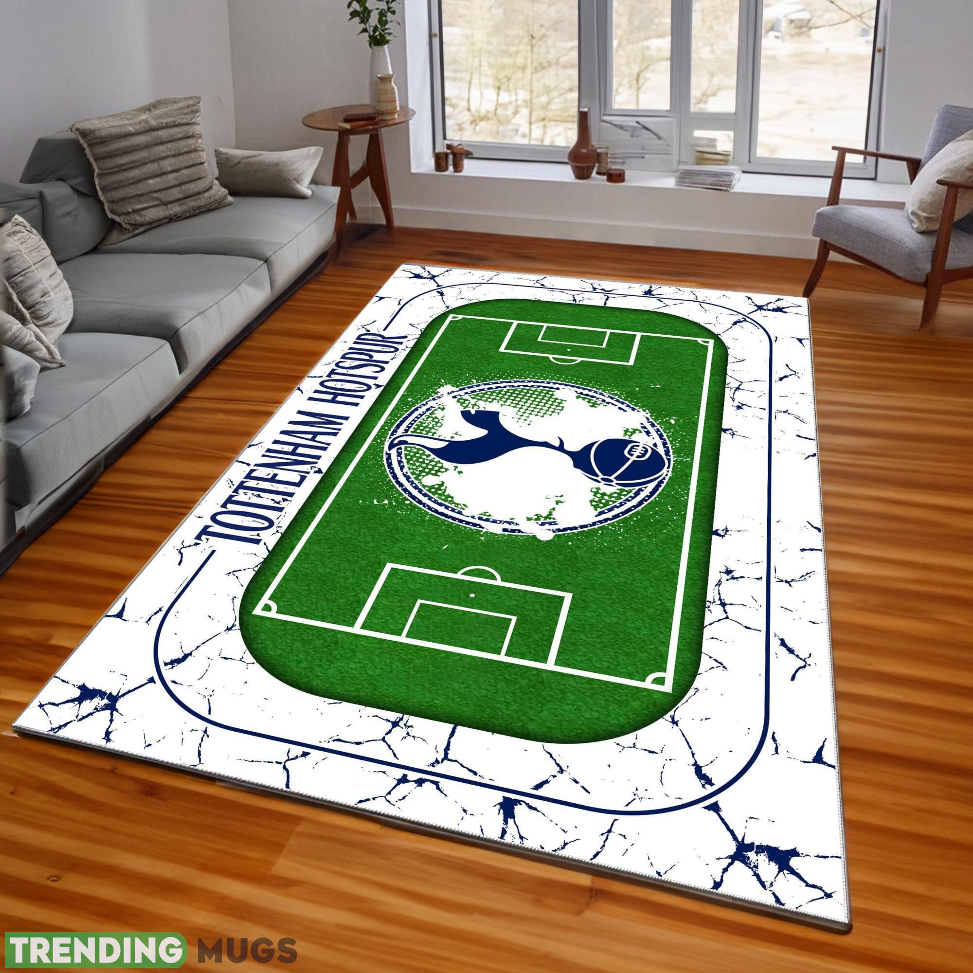 Premier League EPL Tottenham Hotspur FC Logo For Fans Area Rugs Indoor And Outdoor - Premier League EPL Tottenham Hotspur FC Rugs_1 Premier League EPL Tottenham Hotspur FC Logo For Fans Area Rugs Indoor And Outdoor - Premier League EPL Tottenham Hotspur FC Rugs_1