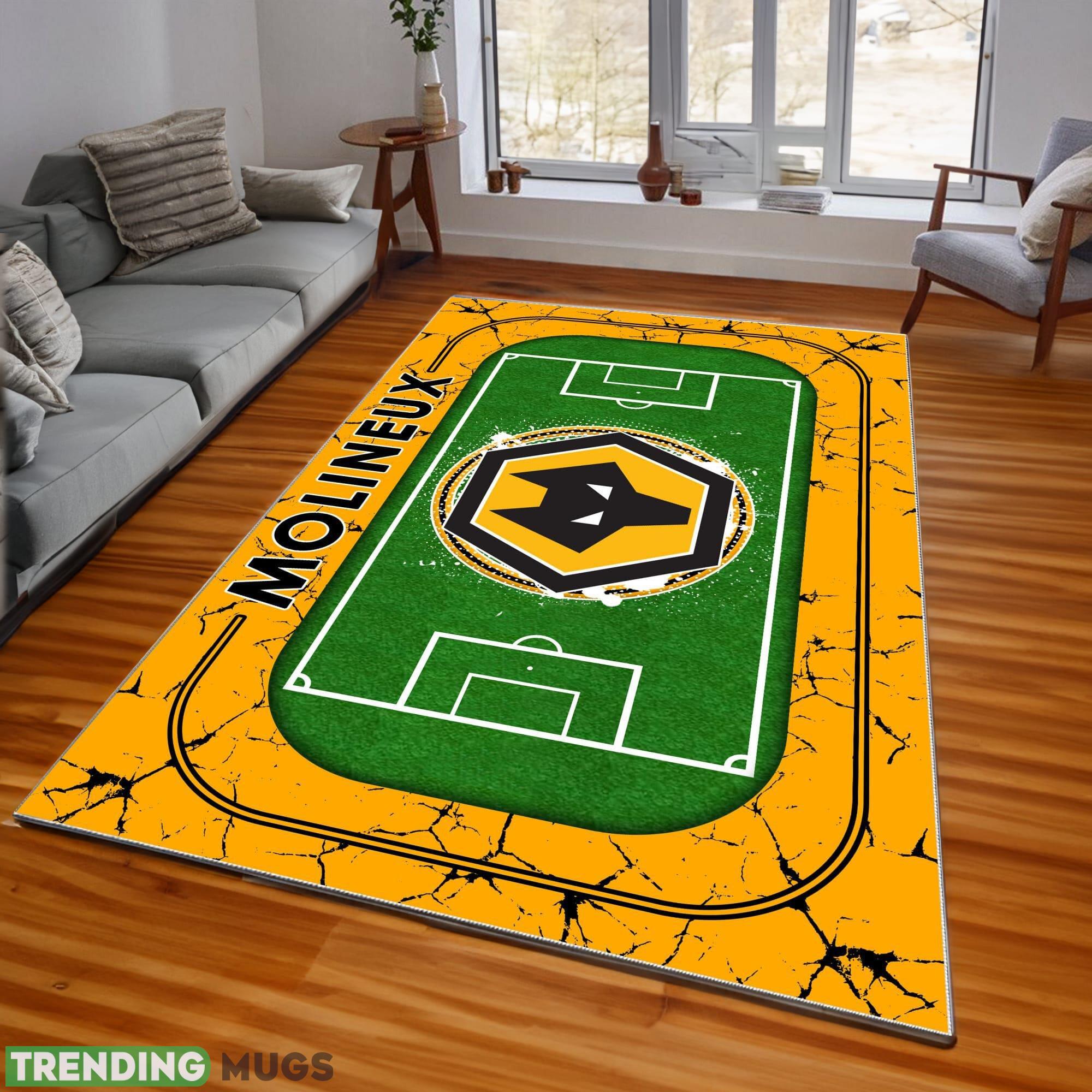 Premier League EPL Wolverhampton Wanderers FC Logo For Fans Area Rugs Indoor And Outdoor - Premier League EPL Wolverhampton Wanderers FC Rugs_1 Premier League EPL Wolverhampton Wanderers FC Logo For Fans Area Rugs Indoor And Outdoor - Premier League EPL Wolverhampton Wanderers FC Rugs_1