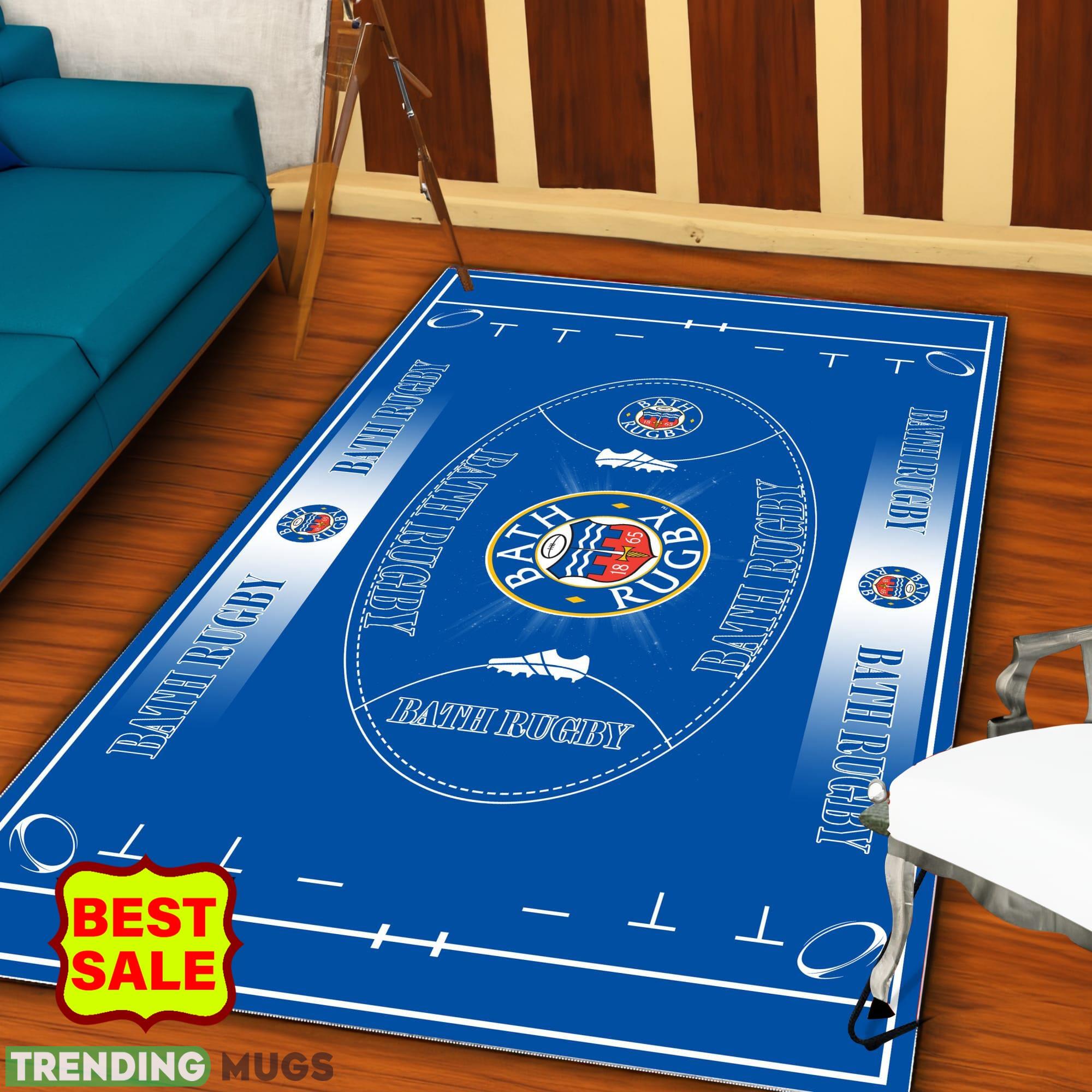 Premiership Rugby Bath Rugby Logo Area Rugs, velvet Rug And Flannel Rug Living Room Rugs Premiership Rugby Bath Rugby Logo Area Rugs, velvet Rug And Flannel Rug Living Room Rugs