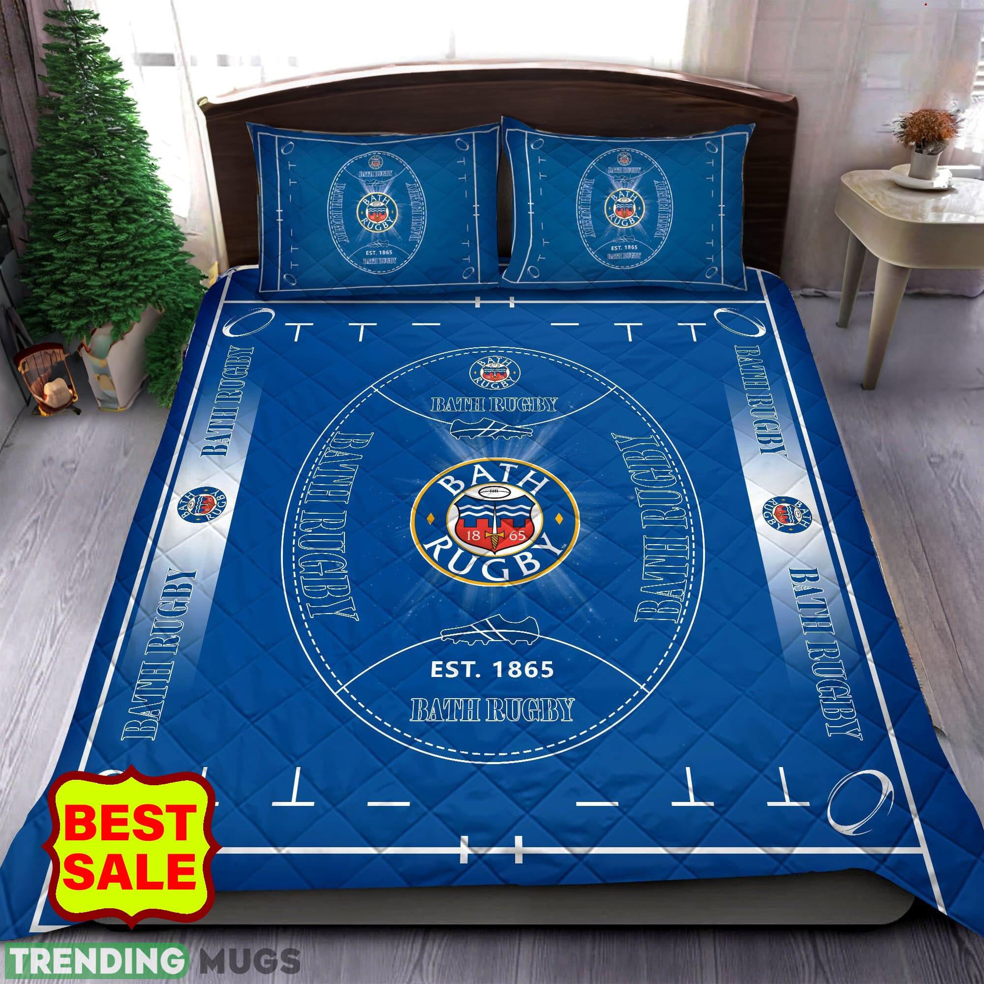 Premiership Rugby Bath Rugby Logo Home Quilt Sets King Queen - Premiership Rugby Bath Rugby Quilt Set_1 Premiership Rugby Bath Rugby Logo Home Quilt Sets King Queen - Premiership Rugby Bath Rugby Quilt Set_1