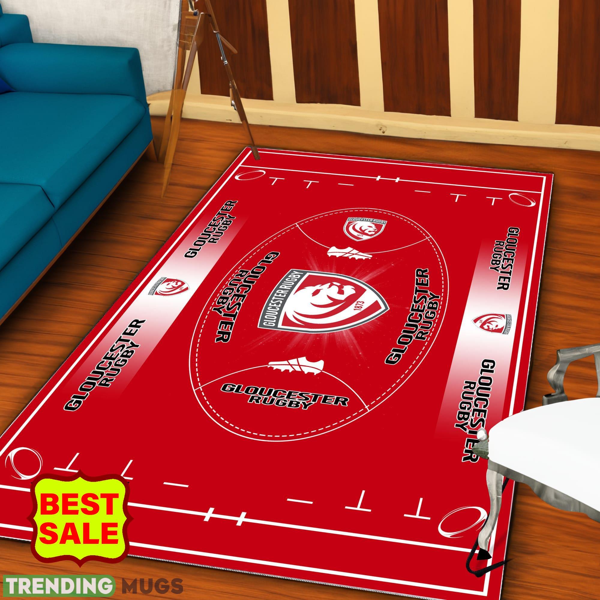 Premiership Rugby Gloucester Rugby Logo Area Rugs, velvet Rug And Flannel Rug Living Room Rugs Premiership Rugby Gloucester Rugby Logo Area Rugs, velvet Rug And Flannel Rug Living Room Rugs