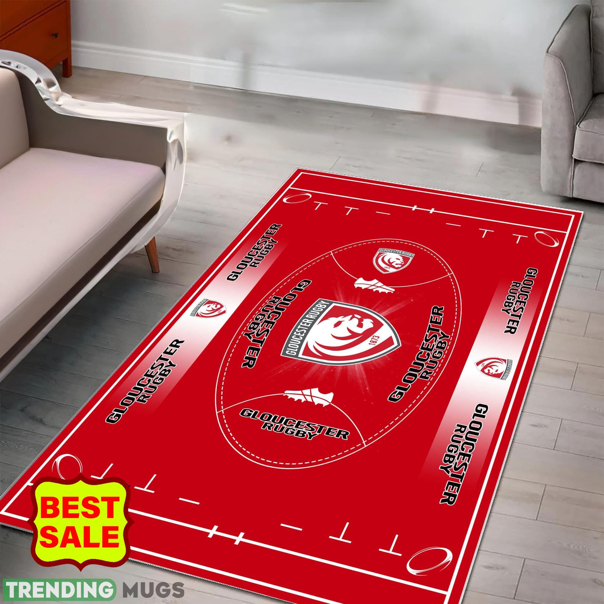 Premiership Rugby Gloucester Rugby Logo Area Rugs, velvet Rug And Flannel Rug Living Room Rugs Premiership Rugby Gloucester Rugby Logo Area Rugs, velvet Rug And Flannel Rug Living Room Rugs